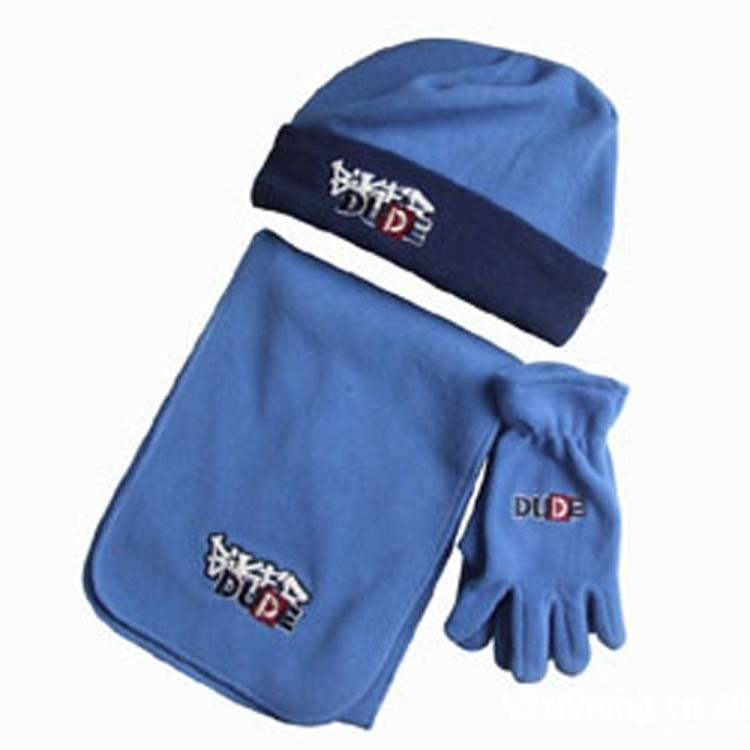 Hat, Scarf, Gloves Fleece Set 2