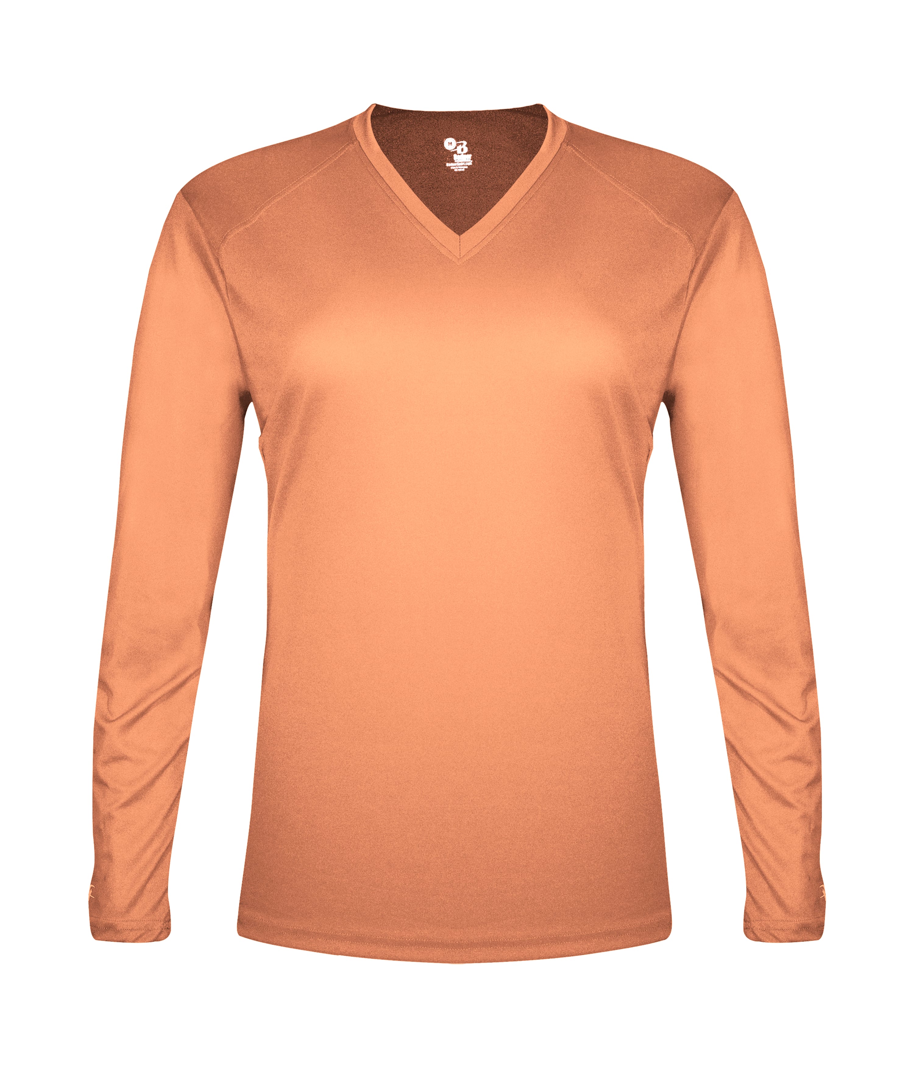 TRI-BLEND LADIES' V-NECK L/S T 8