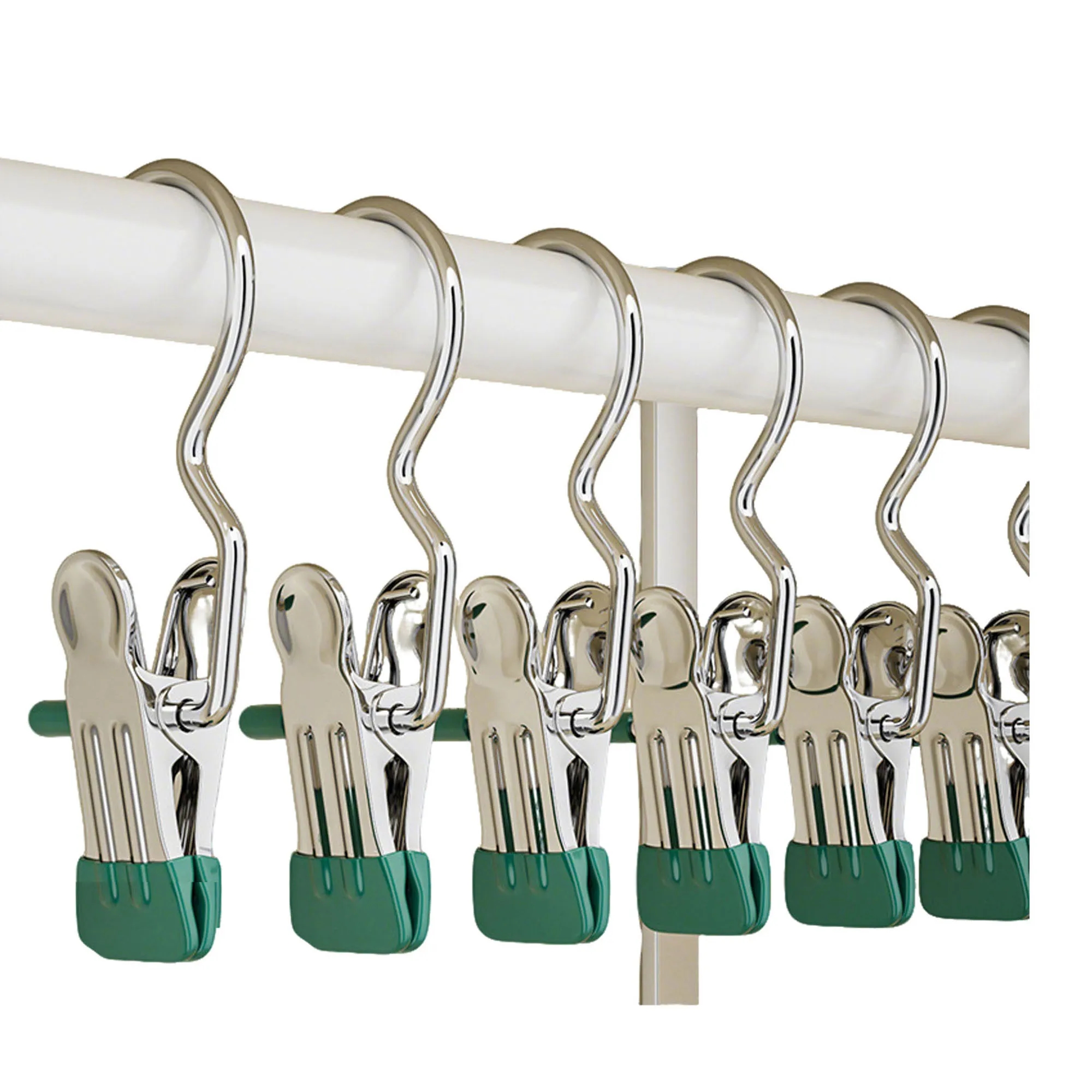 Stainless Steel Seamless Clothes Hanger Clip 2