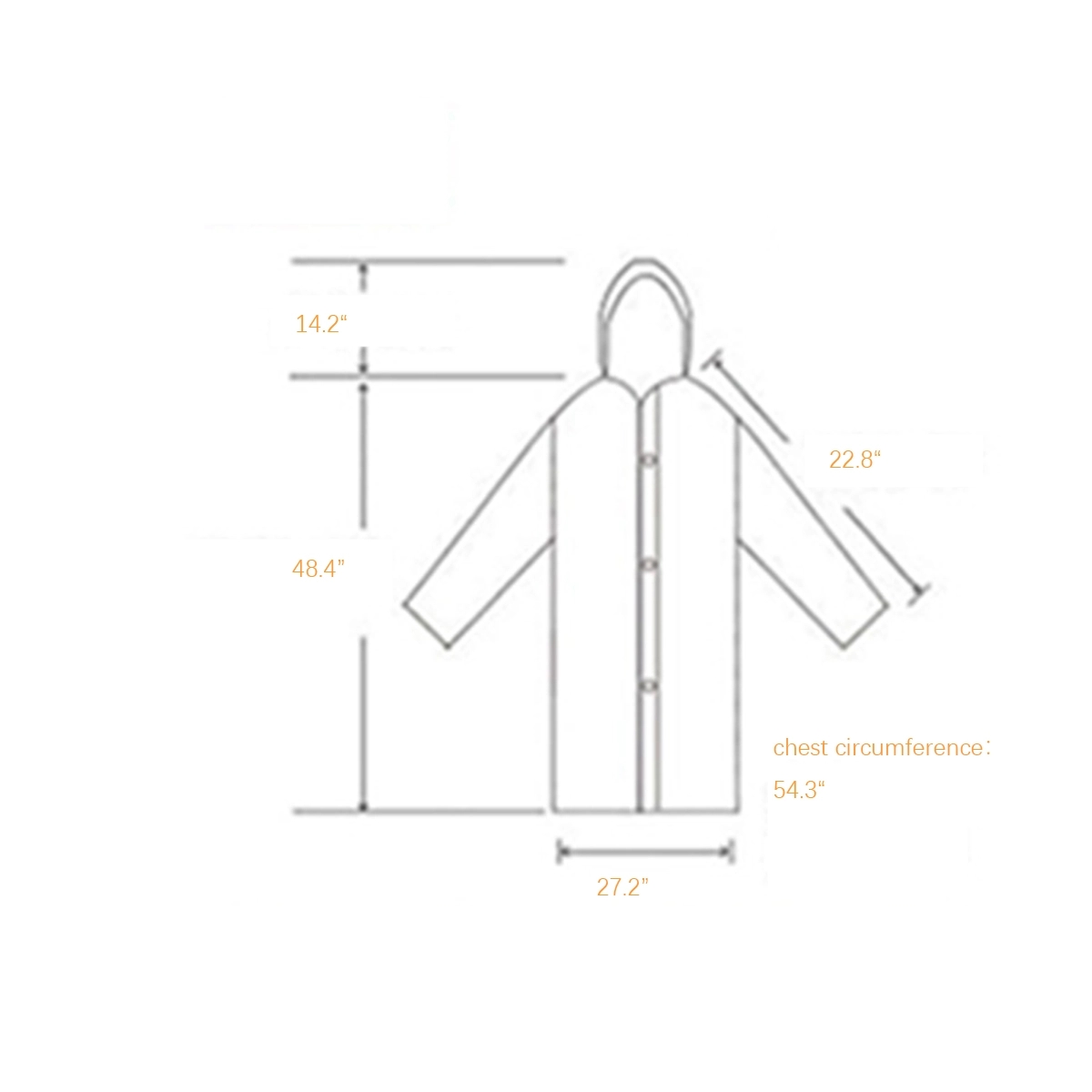EVA Adult Rain Poncho Coats 5