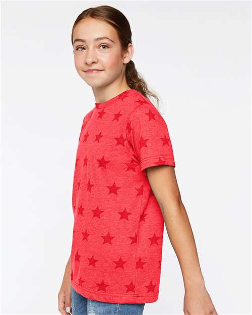 Youth Star Print Tee - 2229 39