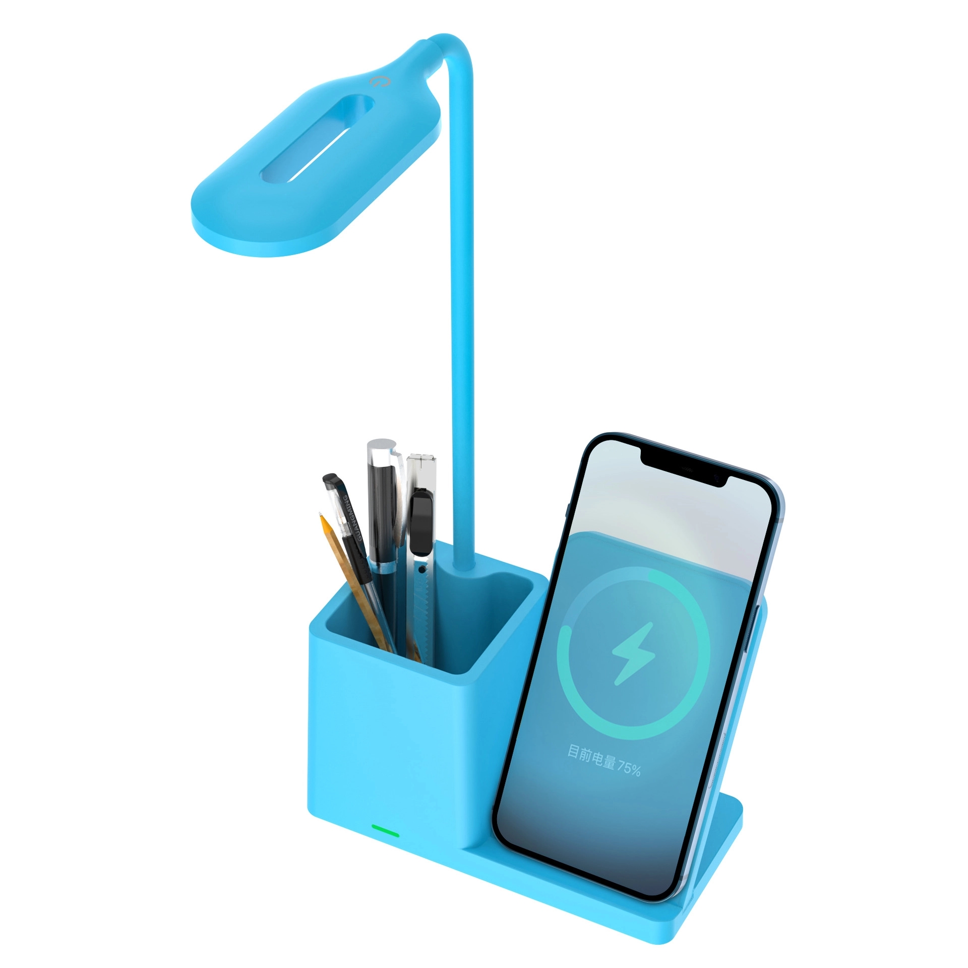 Rechargeable LED Desk Lamp Organizer 6
