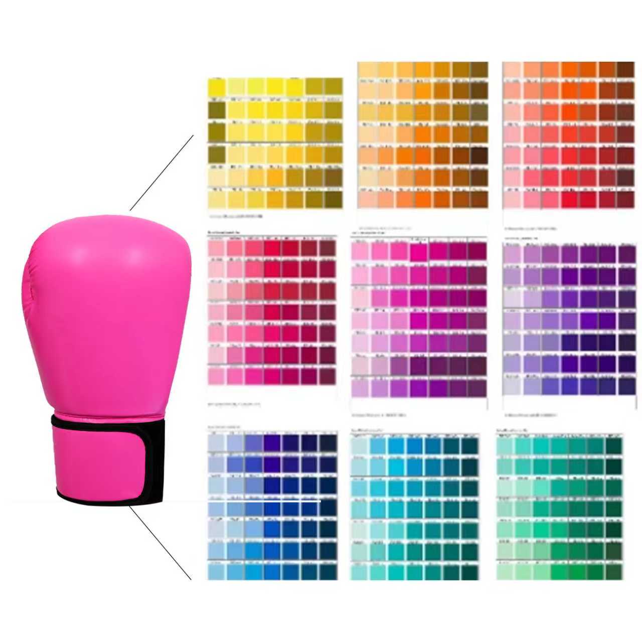 MOQ10 PU Leather Durable Training Boxing Gloves 2