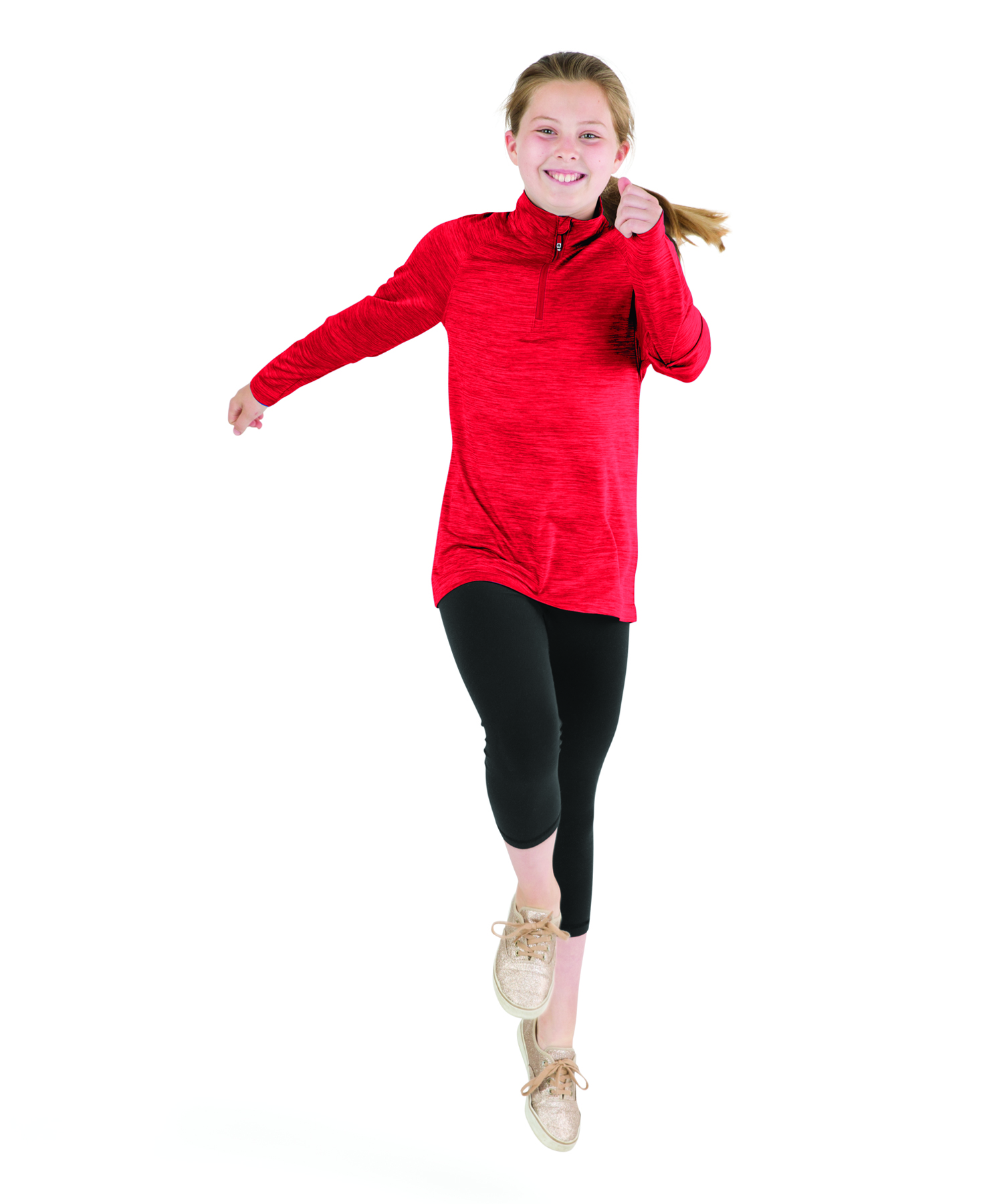 Youth Space Dye Performance Pullover 12