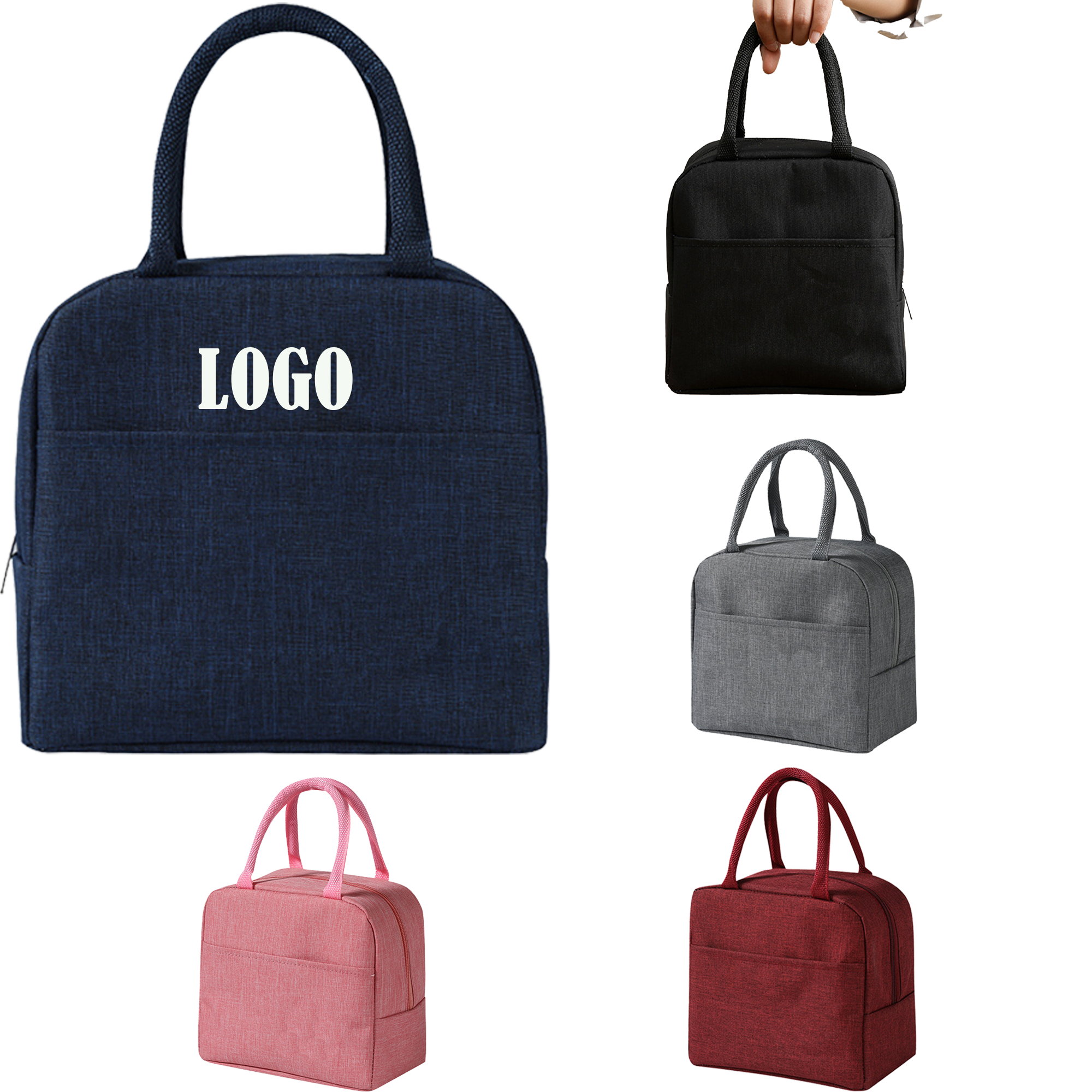 Oxford Waterproof Insulated Lunch Bag For Travel MOQ20 3