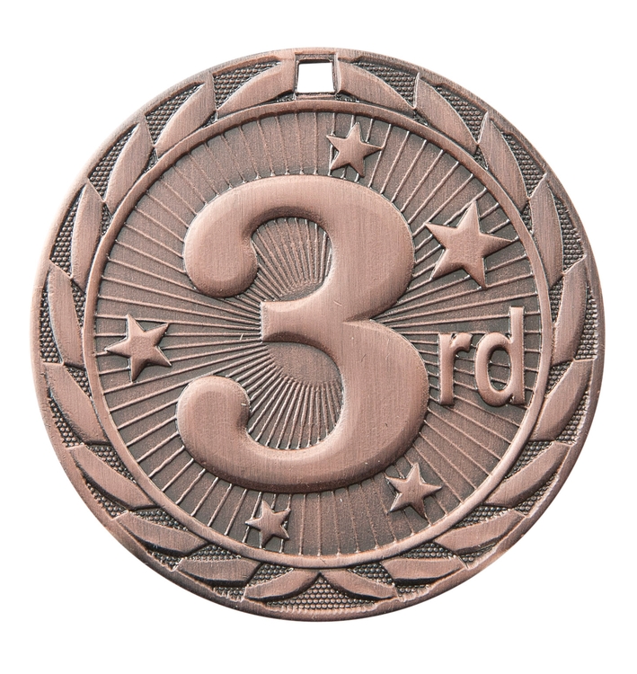 3rd Fe Iron Medal 2" 2