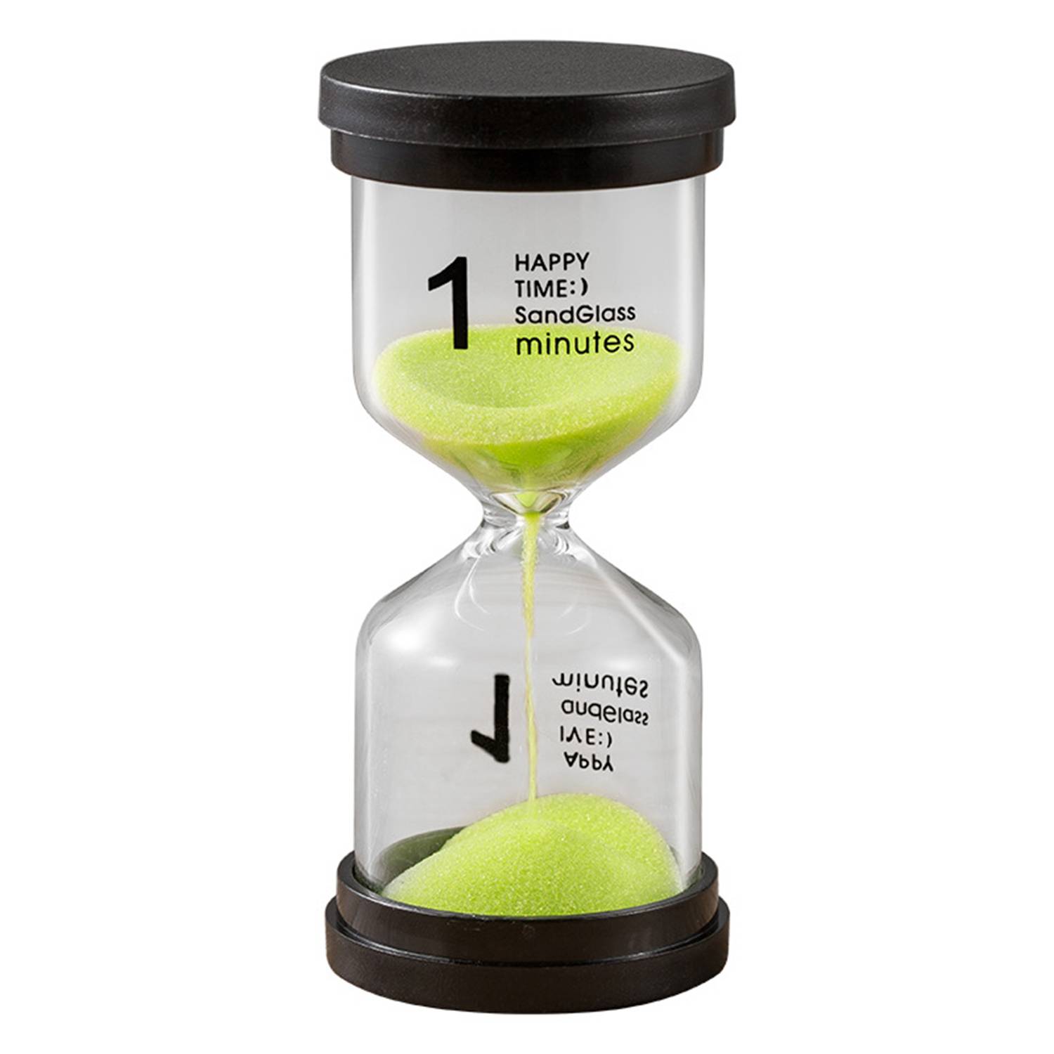 Black cover hourglass timer 1/3/5/10/15/20/30/45/60 minutes 10