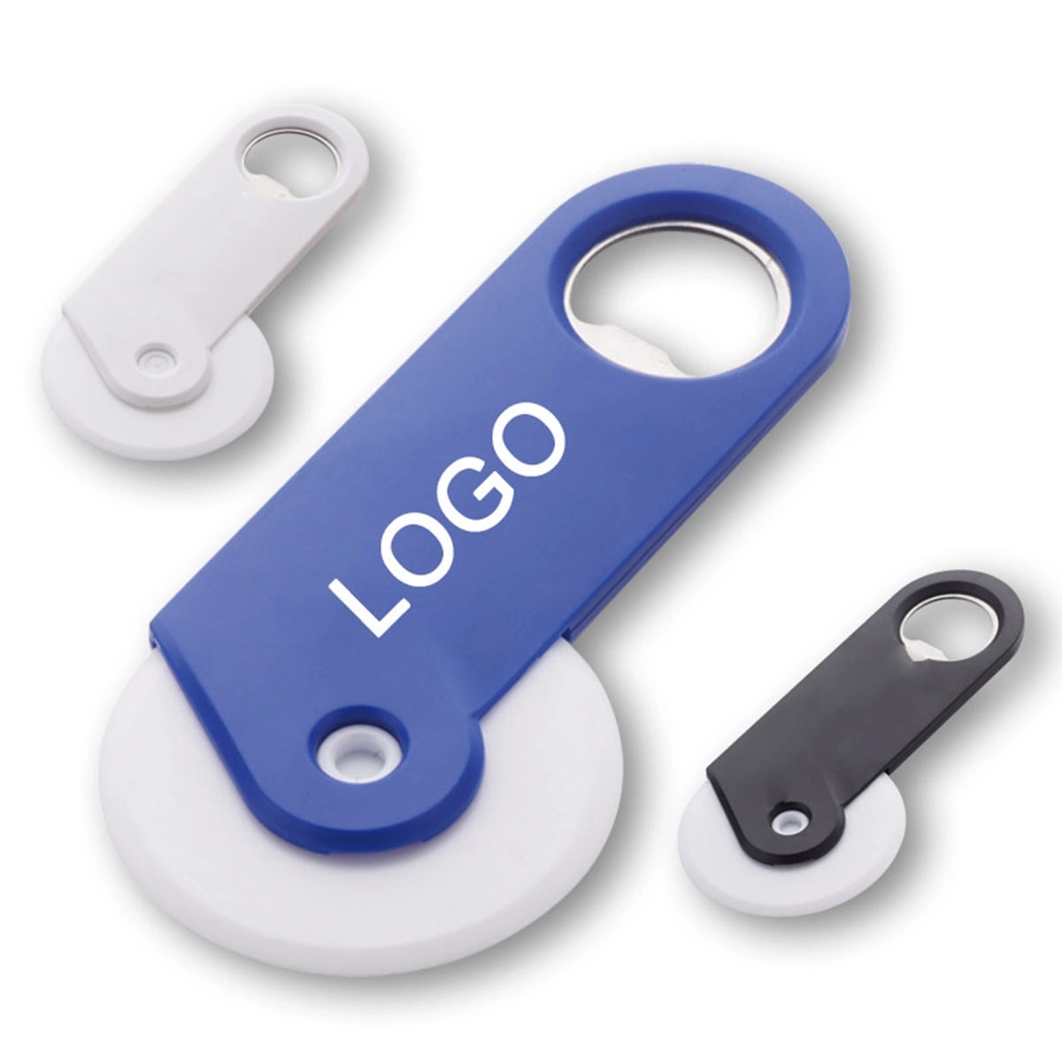 Plastic Pizza Cutter With Bottle Opener 3