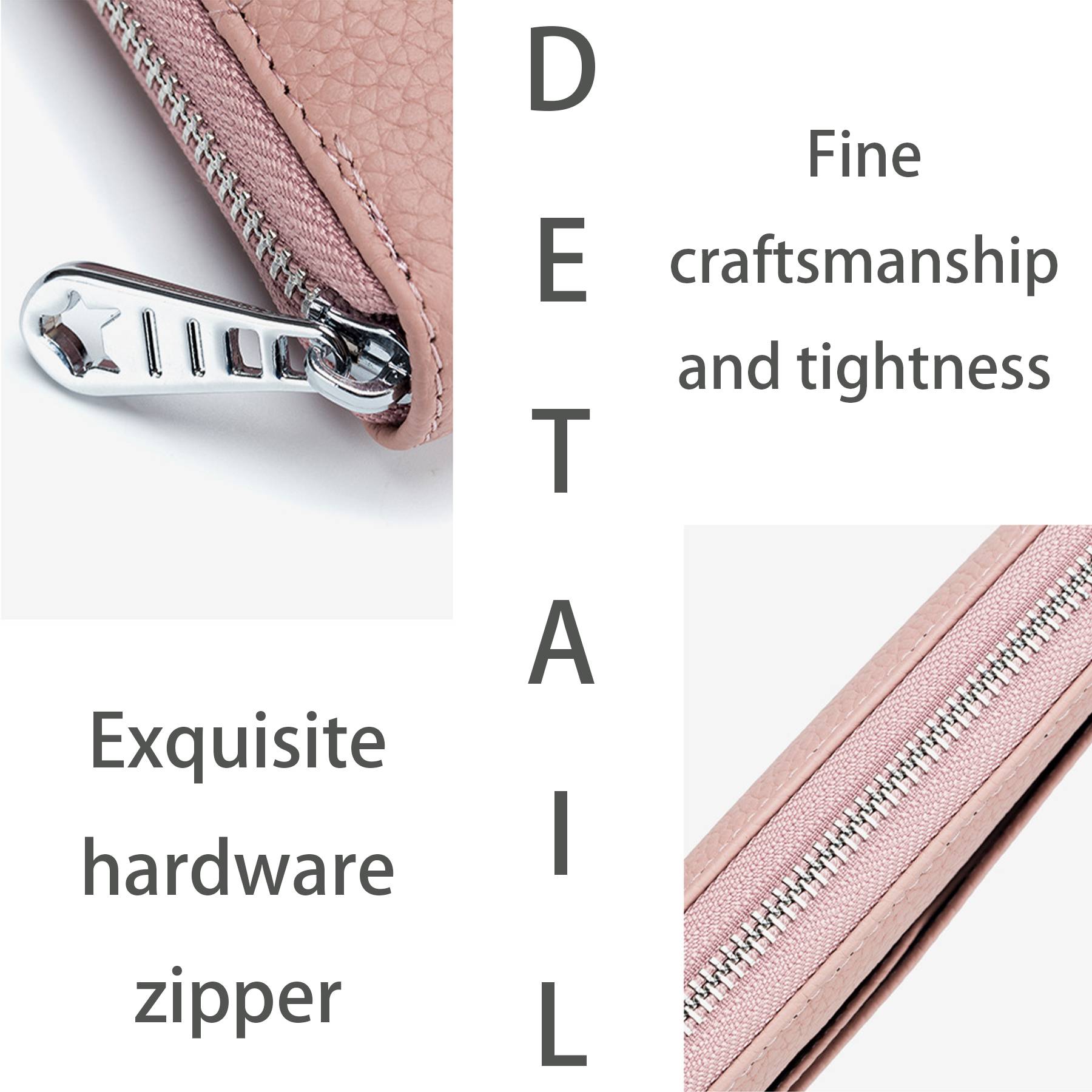 Genuine Leather Stylish accordion card pocket wallet 8