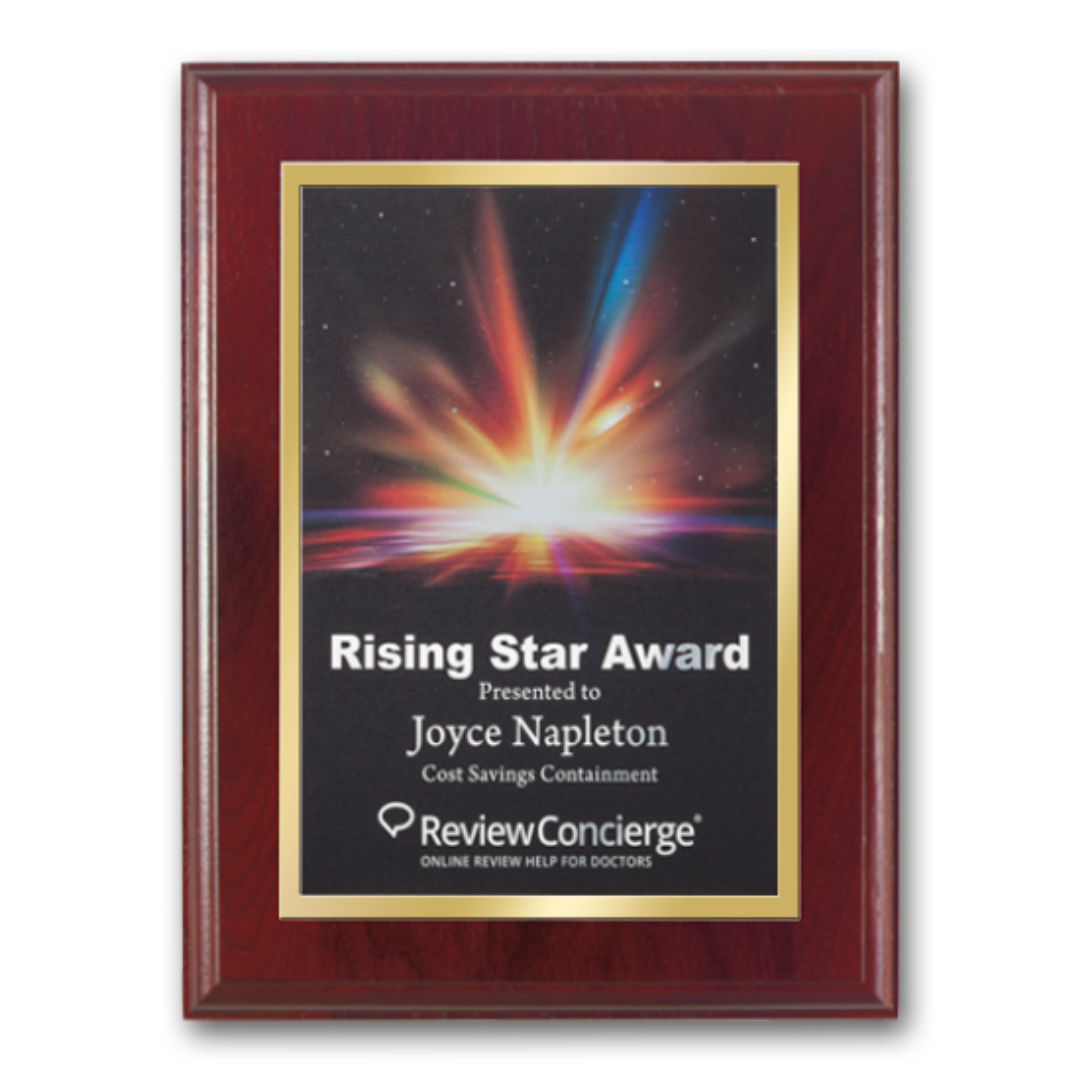 SpectraPrint™ Plaque - Mahogany Gold