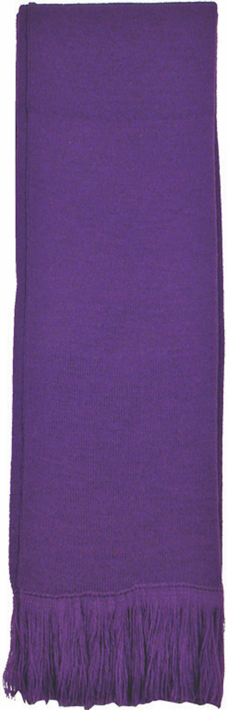 Acrylic Knitted Scarf w/Fringe 12