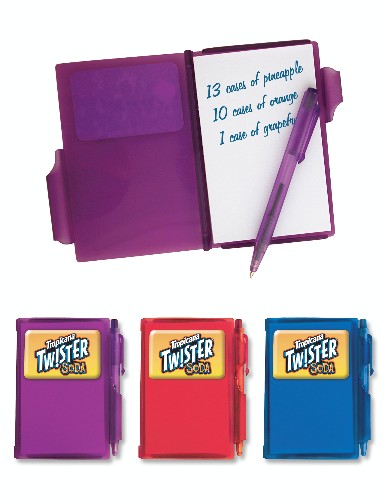 Pocket Pal Mini Notebook Jotter Pad with Pen with Epoxy Dome 5