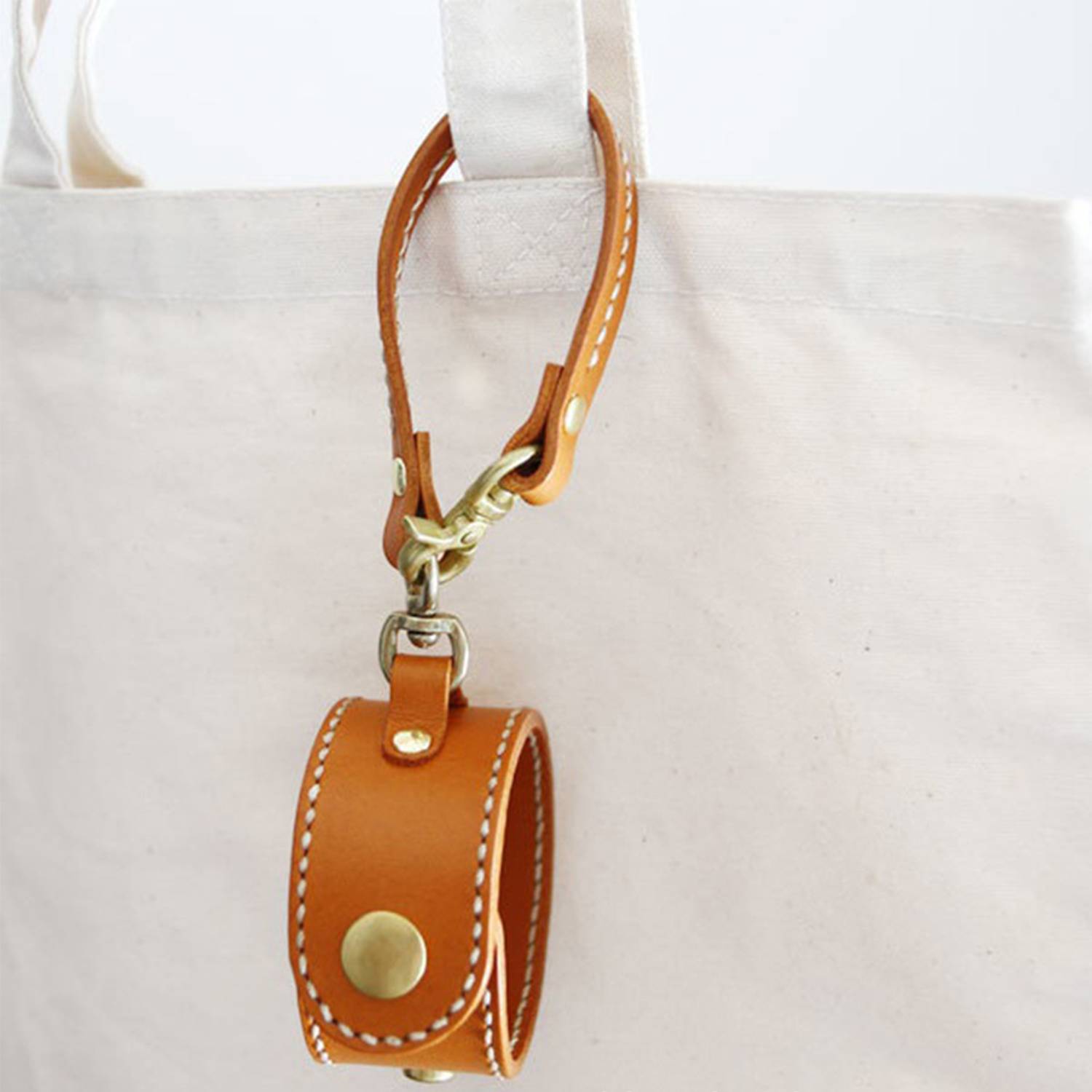 Portable PU Leather Glove Silk Scarf Holder Clip 23