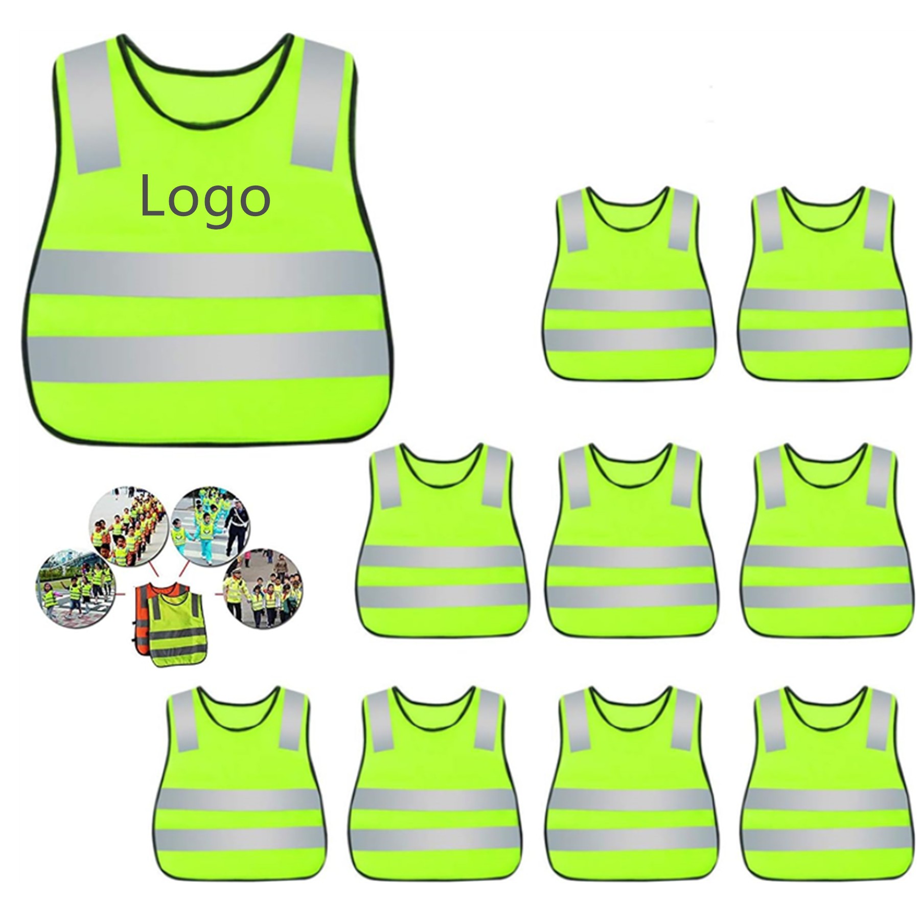 Kids Reflective Safety Vest 1