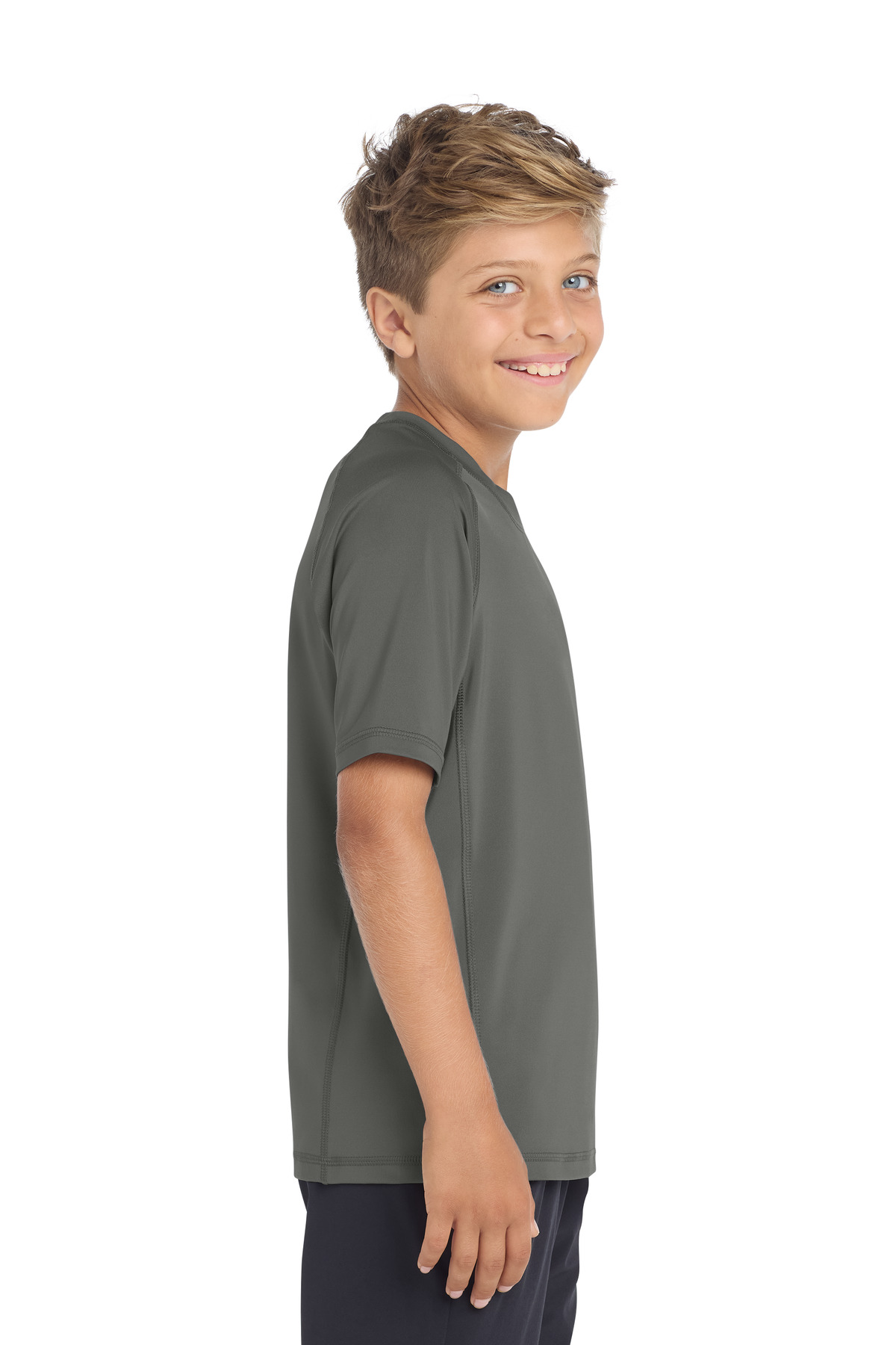 Sport-Tek Youth Rashguard Tee. YST470 18