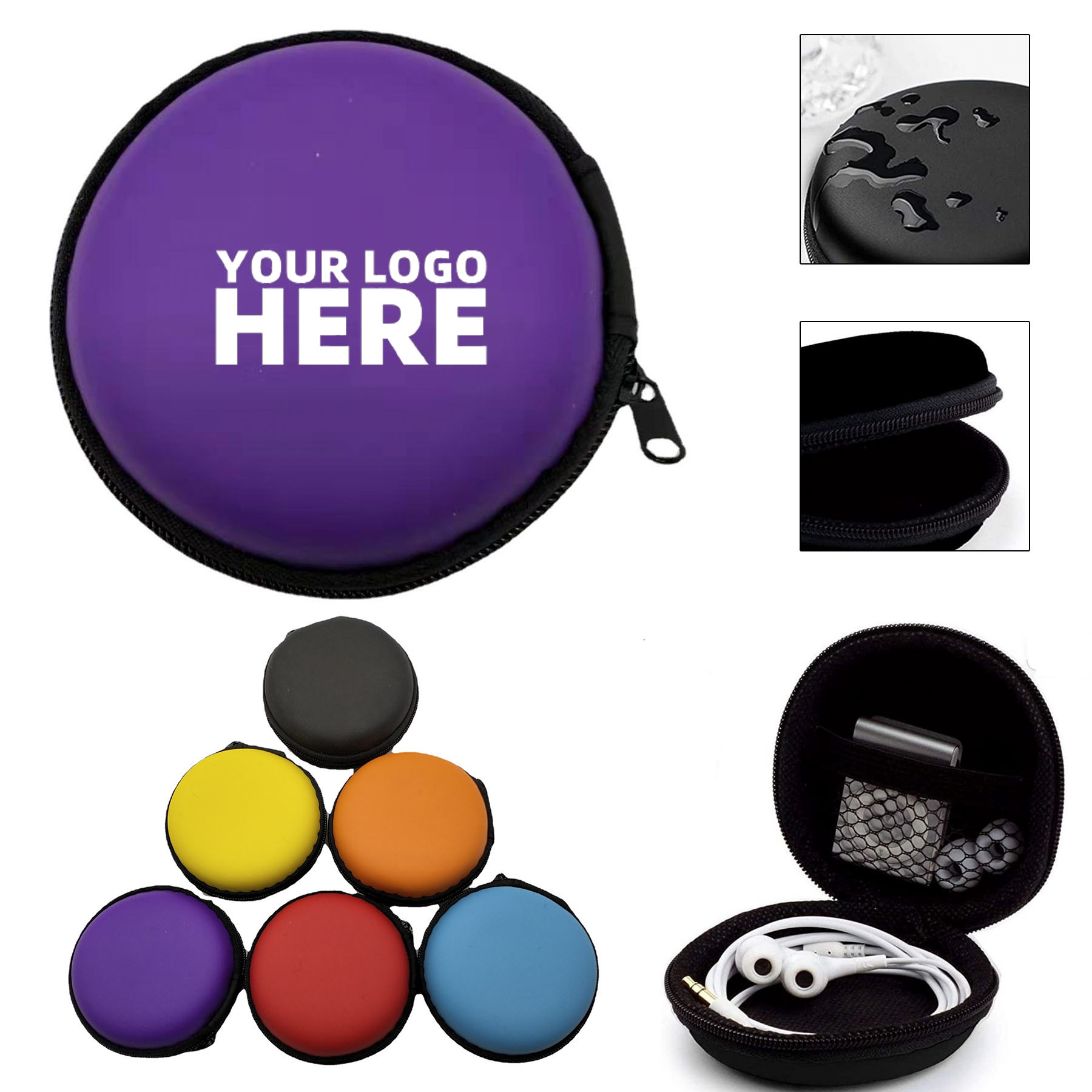 Round Earphone Case 2