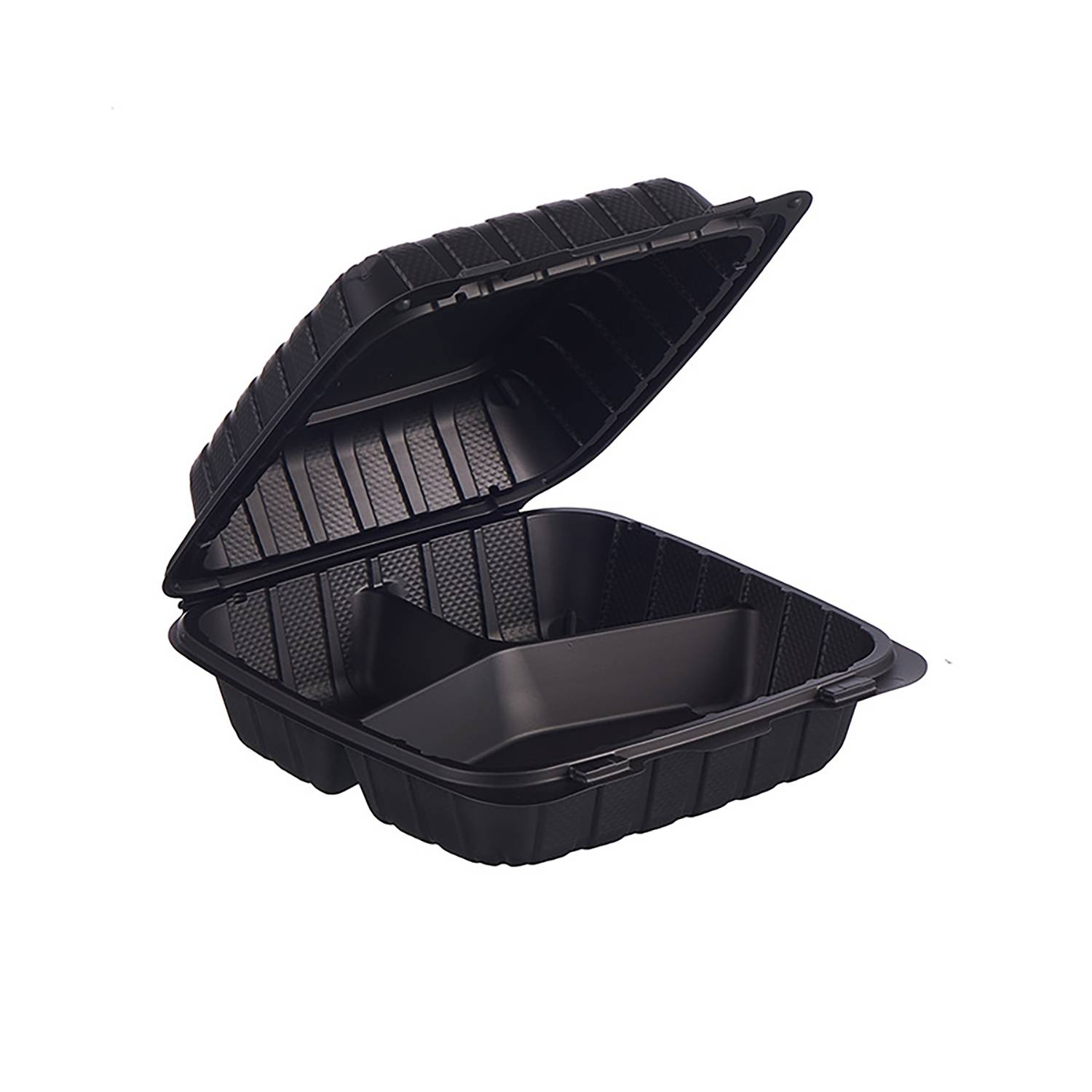 Convenient Disposable 3-Compartment Food Container 2