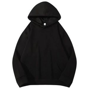 Cotton Unisex Plain Hoodie Pullover Hooded, custom hoodie or sweatshirt with logo imprint 6