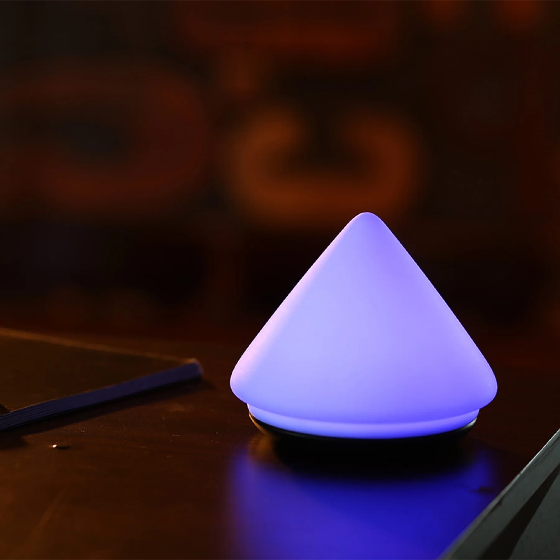Volcanic Shape Touch Sensor LED Night Light 4