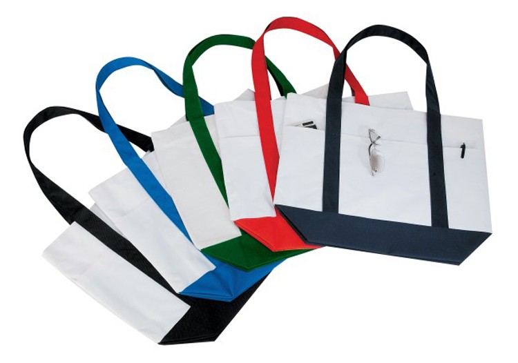 Poly Zippered Tote Bag 1