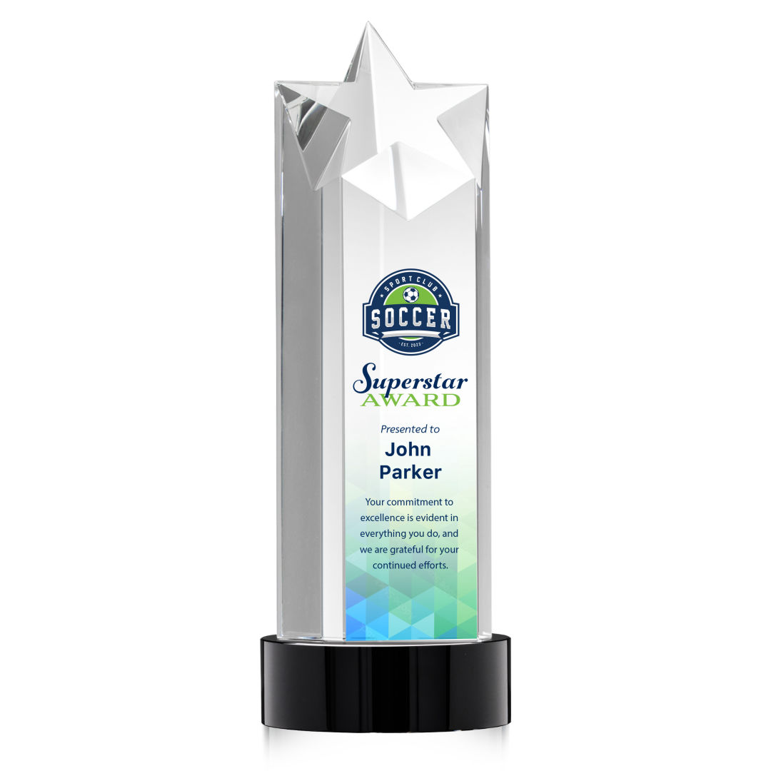 Berkeley VividPrint™ Award on Stanrich Base - Black 10
