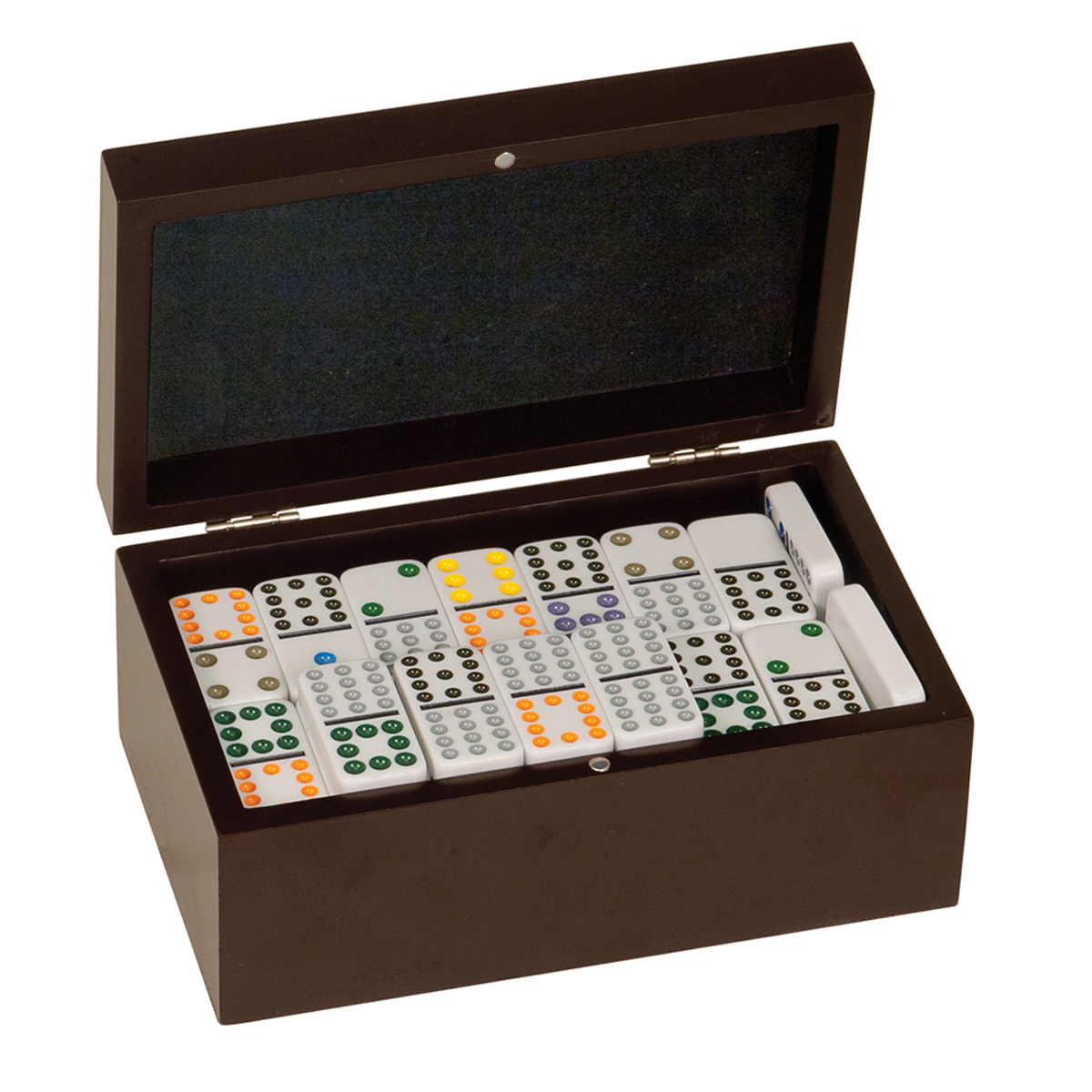 Double Twelves Dominoes Rosewood Box Set (92 Dominos) 1