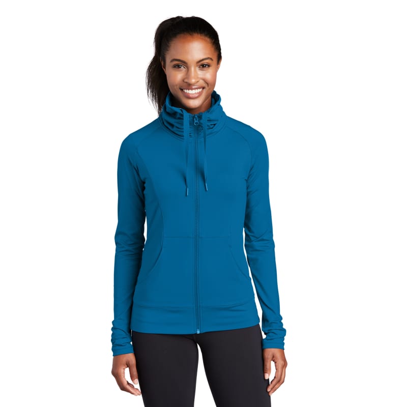 Sport-Tek Women's Sport-Wick Stretch Full-Zip Jacket. 24