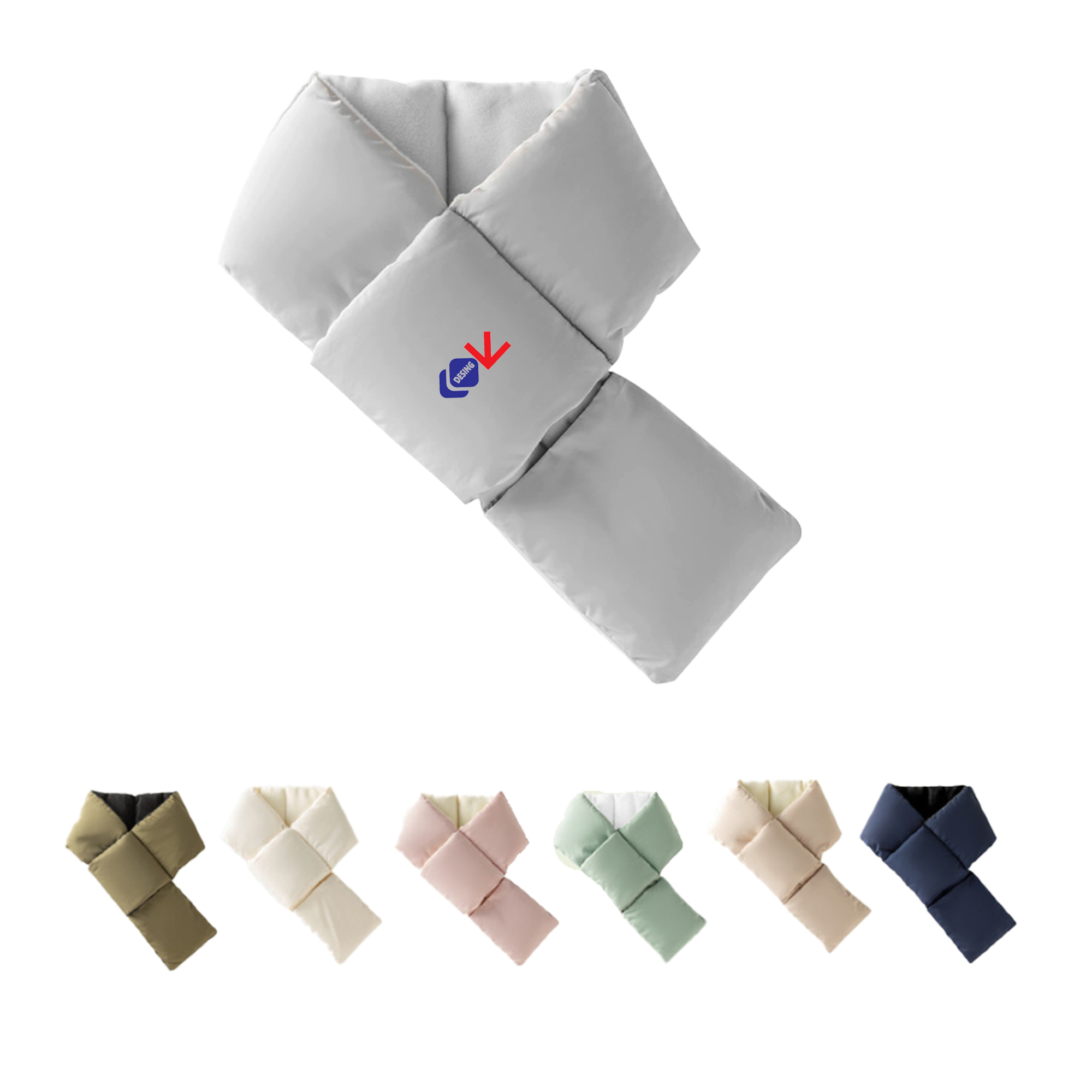Winter Luxury Women's Warm Windproof Minimalist Scarf 2
