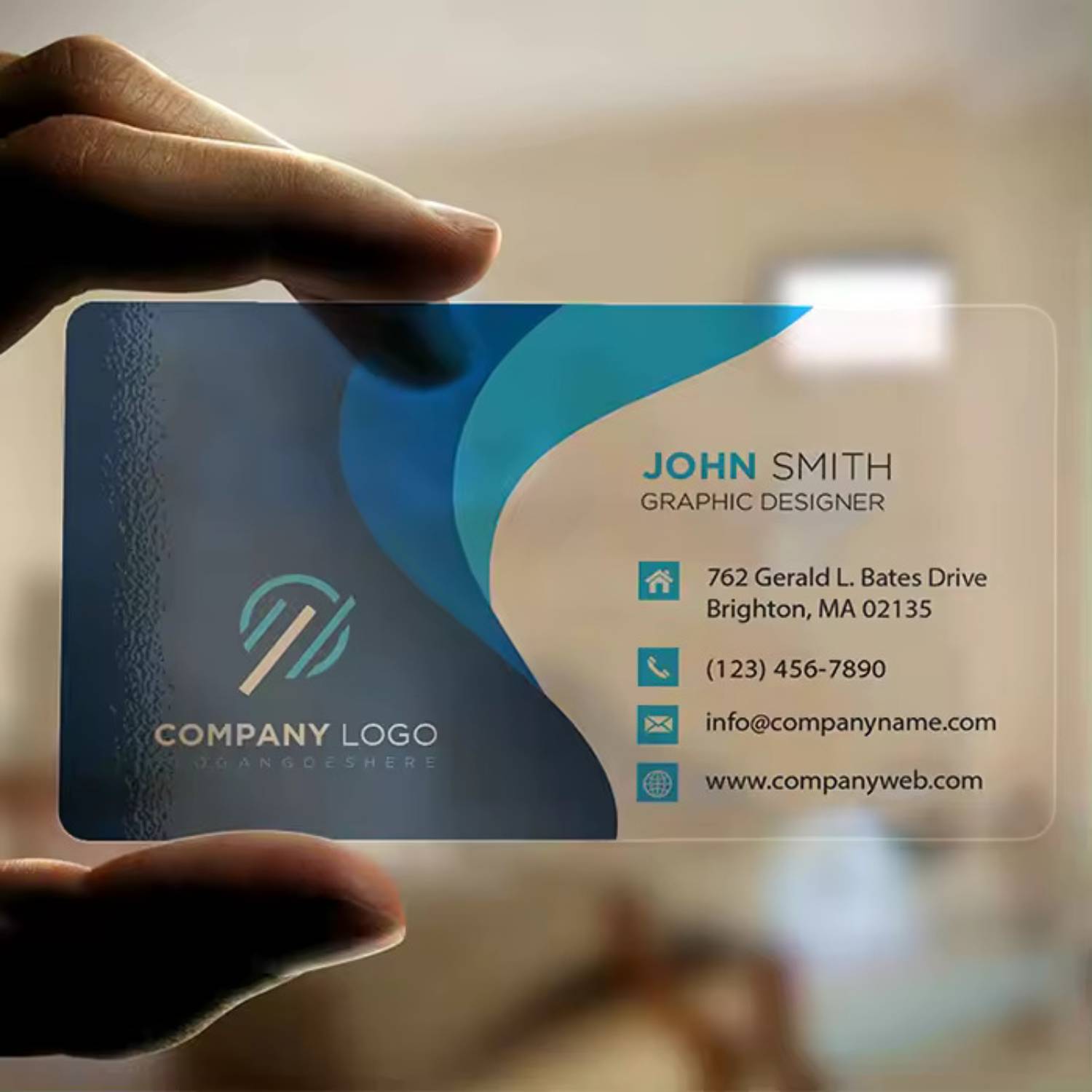 PVC Business Name Card 6