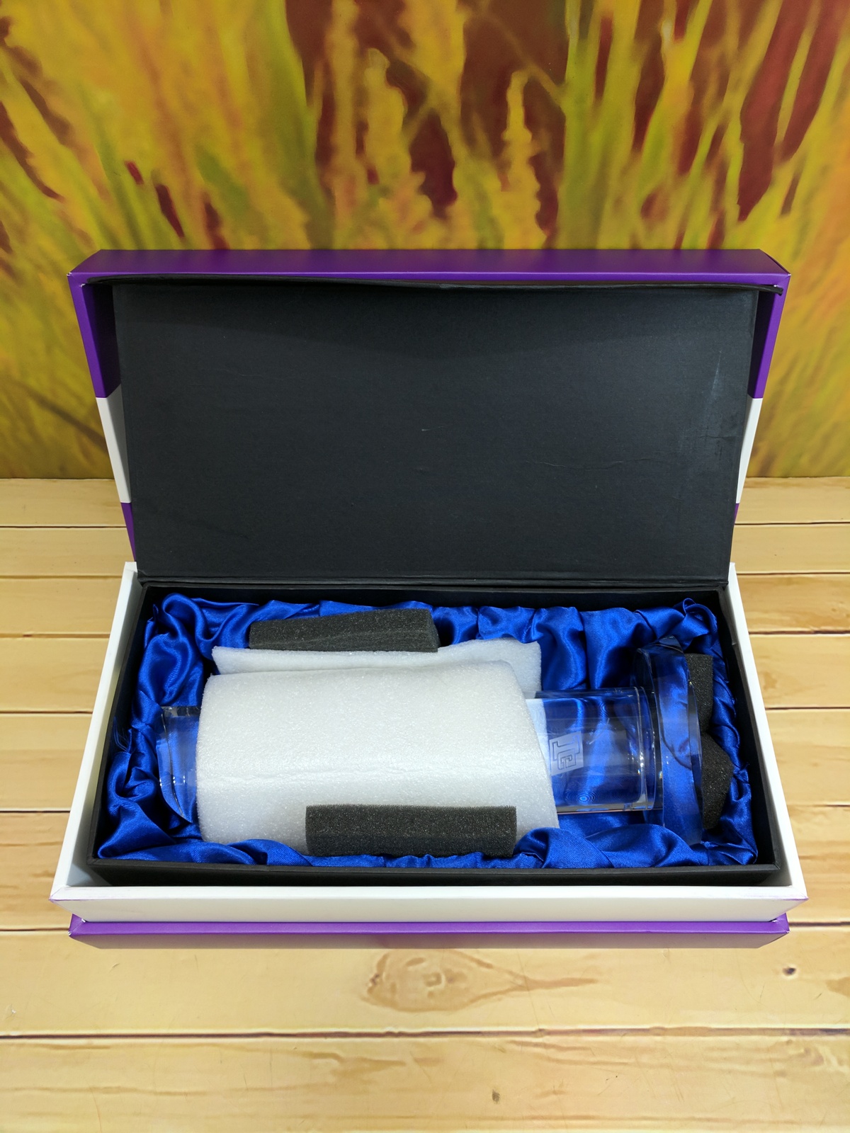 Custom Printed Full Color Hinged Soft Touch Luxury Gift Box - 13x3.5x3 12