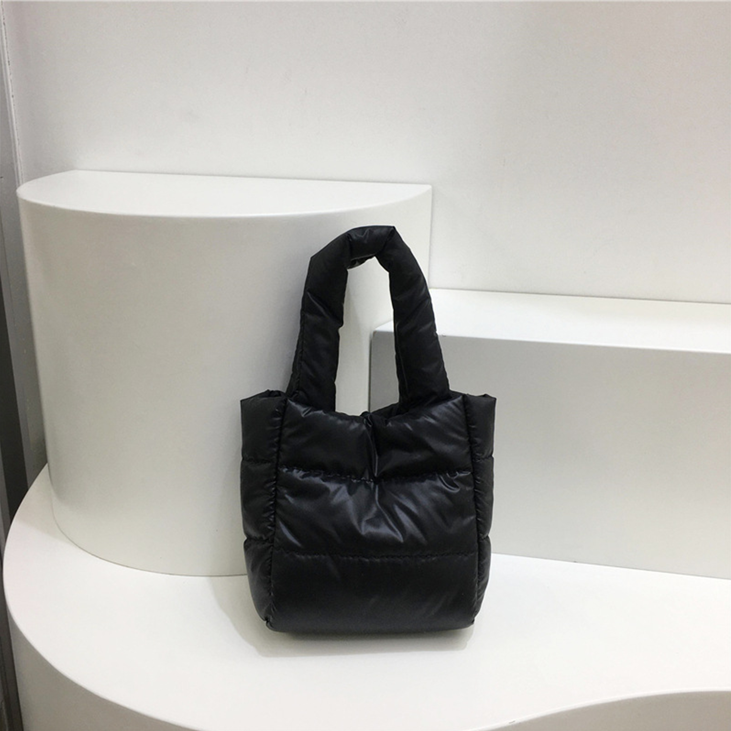 Mini Puffer Tote Light Padded Handbags cross-body bag 12