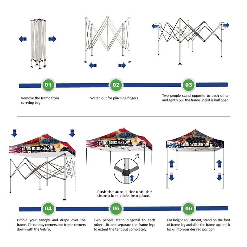DisplaySplash 10' x 10' Tent Top & Frame 5