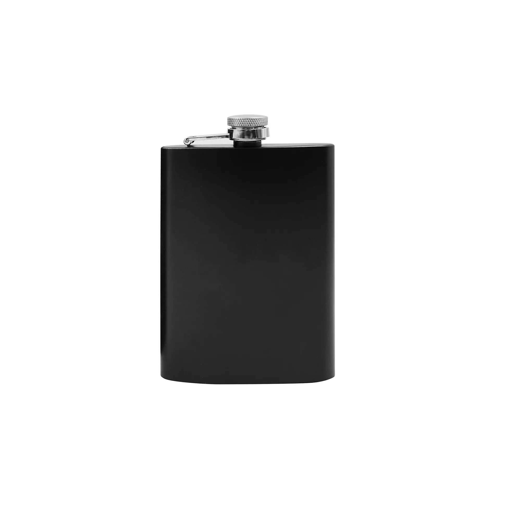 8oz Laser Engraved Stainless Steel Hip Flask, custom water bottle with logo imprint 2