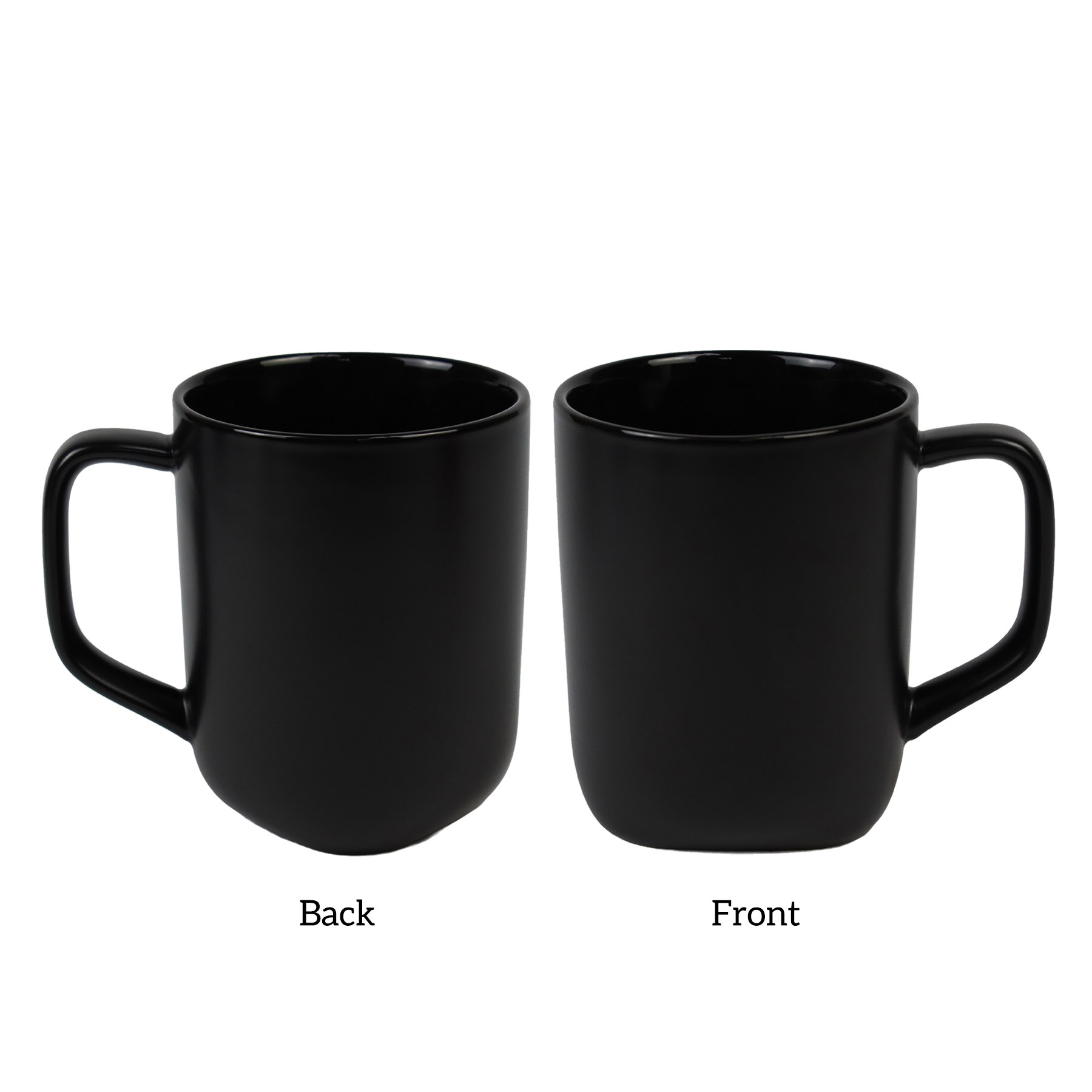 18 oz. Triangle Bottom Recycled Ceramic Coffee Mug w/ Gift Box 5