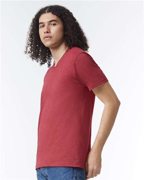 Unisex CVC V-Neck Tee - 2006CVC 55