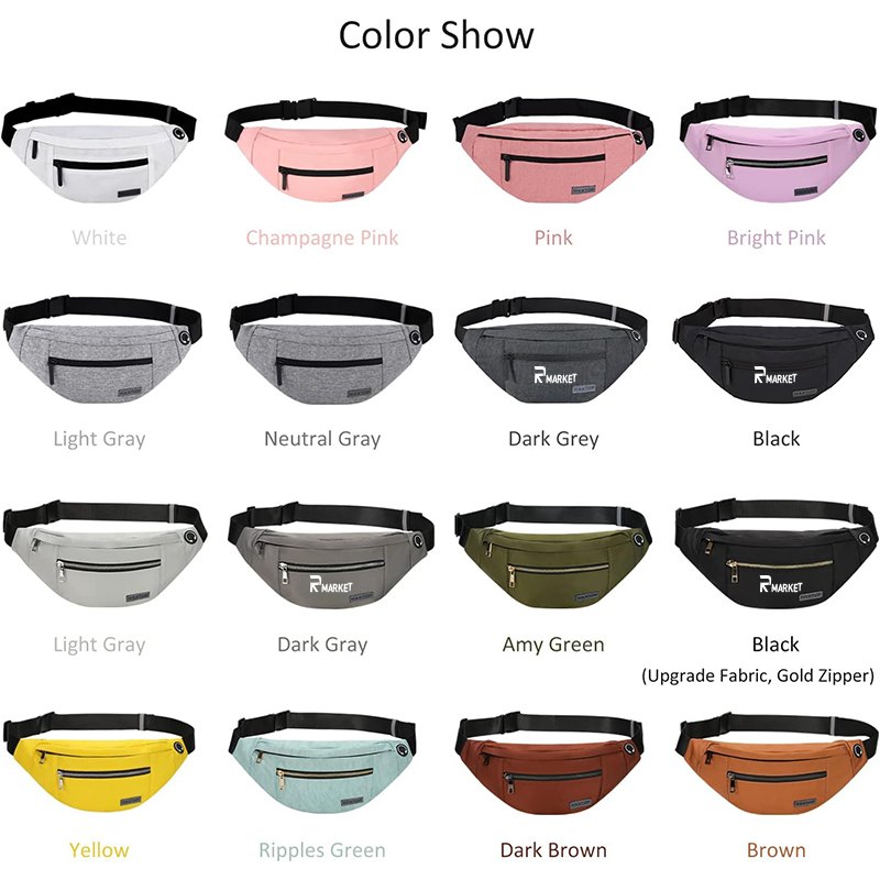 Waterproof Reflective Waist Pack made of high-quality Oxford fabric 8