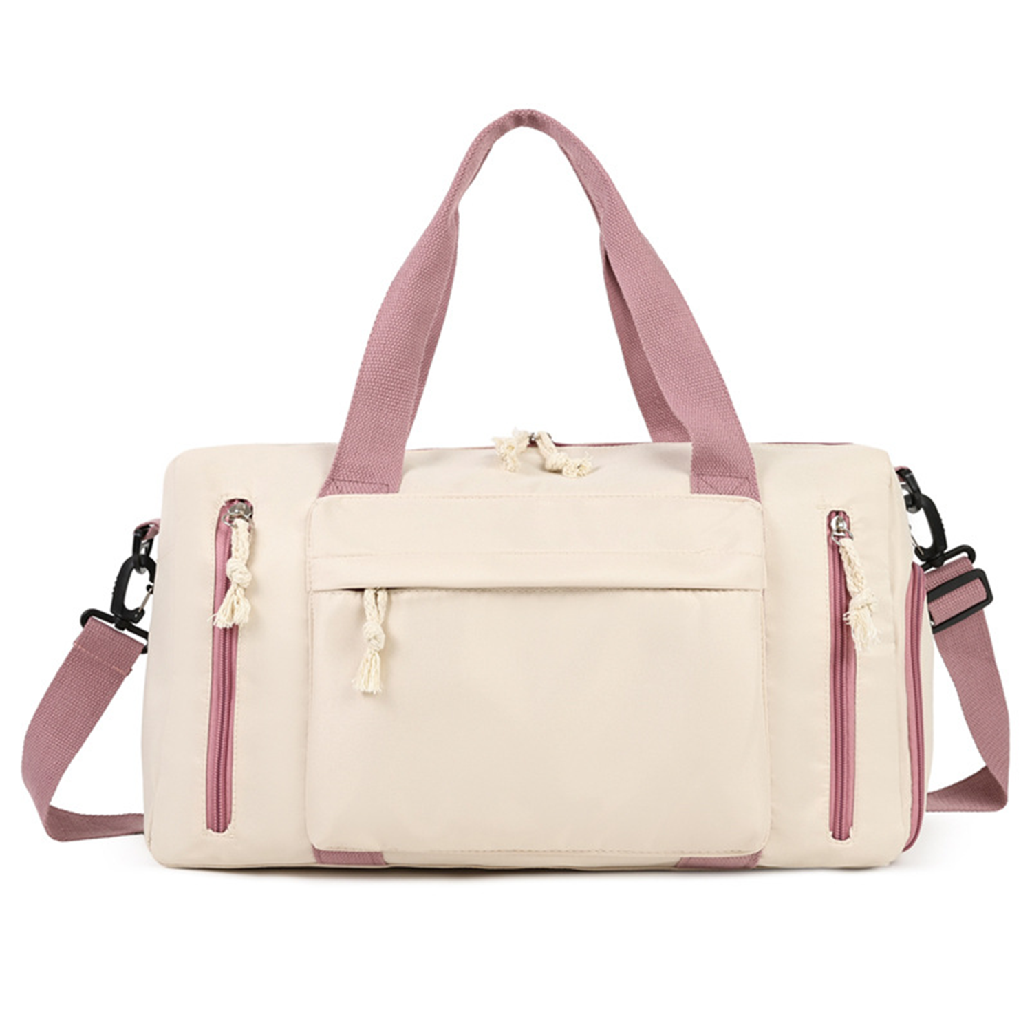 Crossbody Polyester Duffel Bag w/ Shoe Compartment 3