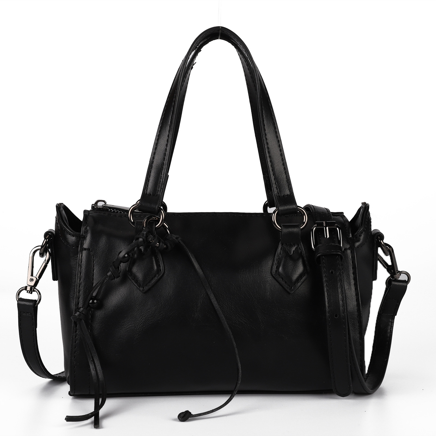 PU Top Handle Satchel for Women, custom messenger bag with logo imprint 6