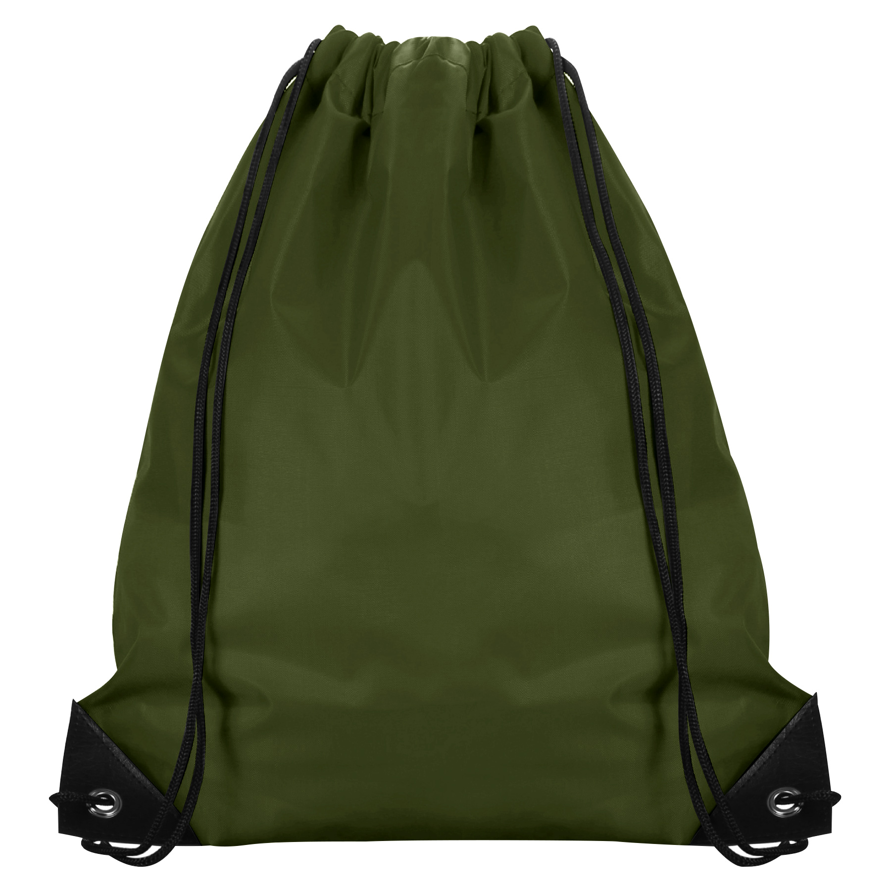 210D Polyester Drawstring Backpack With PU Corners 4
