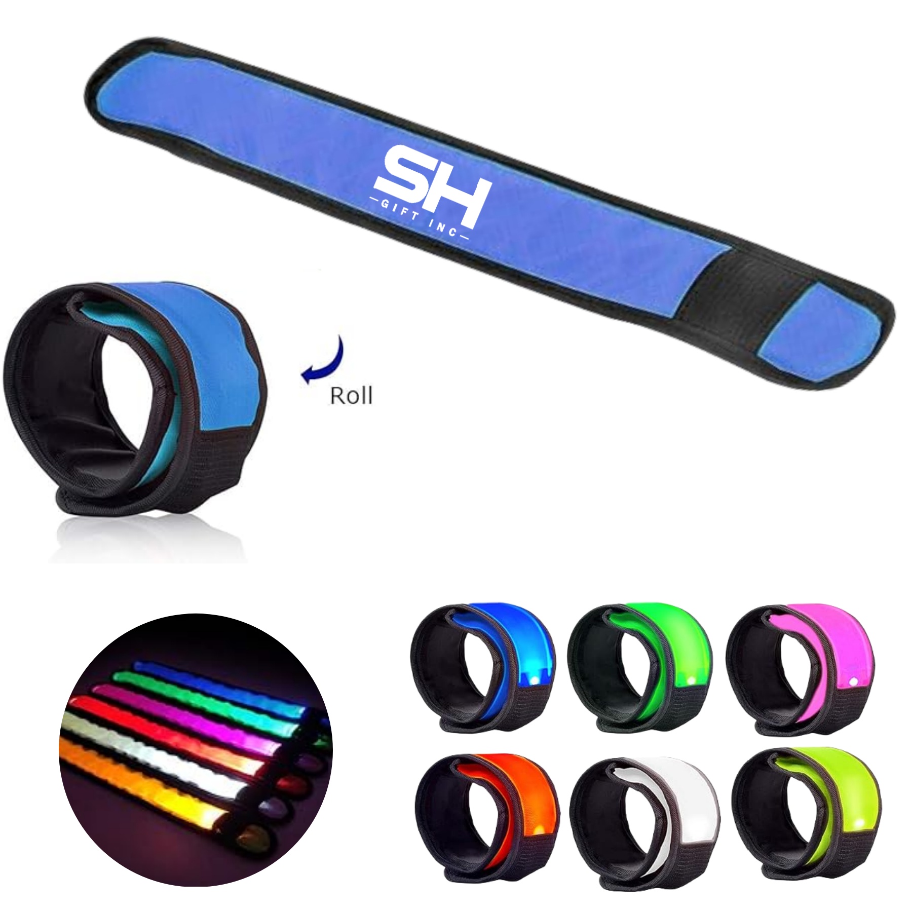 Reflective Safety Slap Bracelet 1
