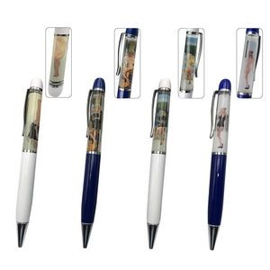 Diamond Glitter PU Leather Metal Pen 12