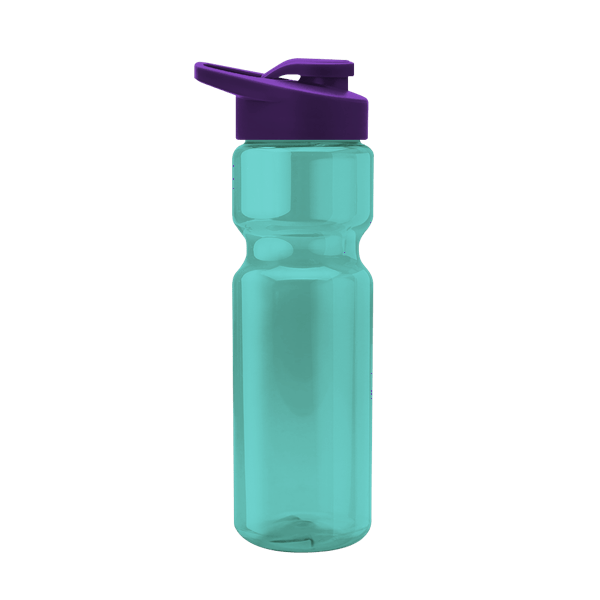 Blazer 28oz Transparent Bike Bottle w/Drink-thru Lid 1320