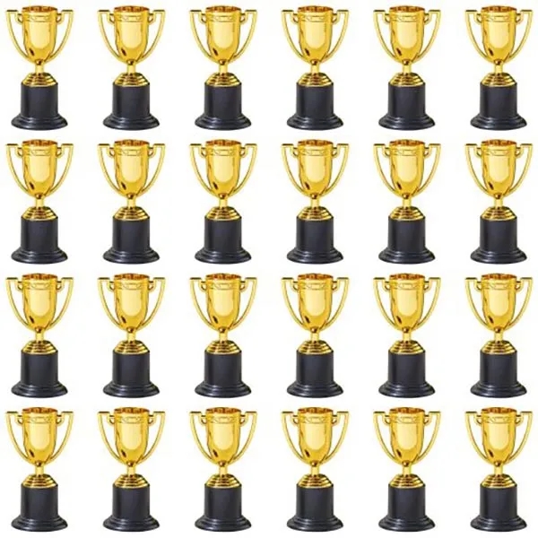 24 Pack Mini Gold Participation Trophies 6