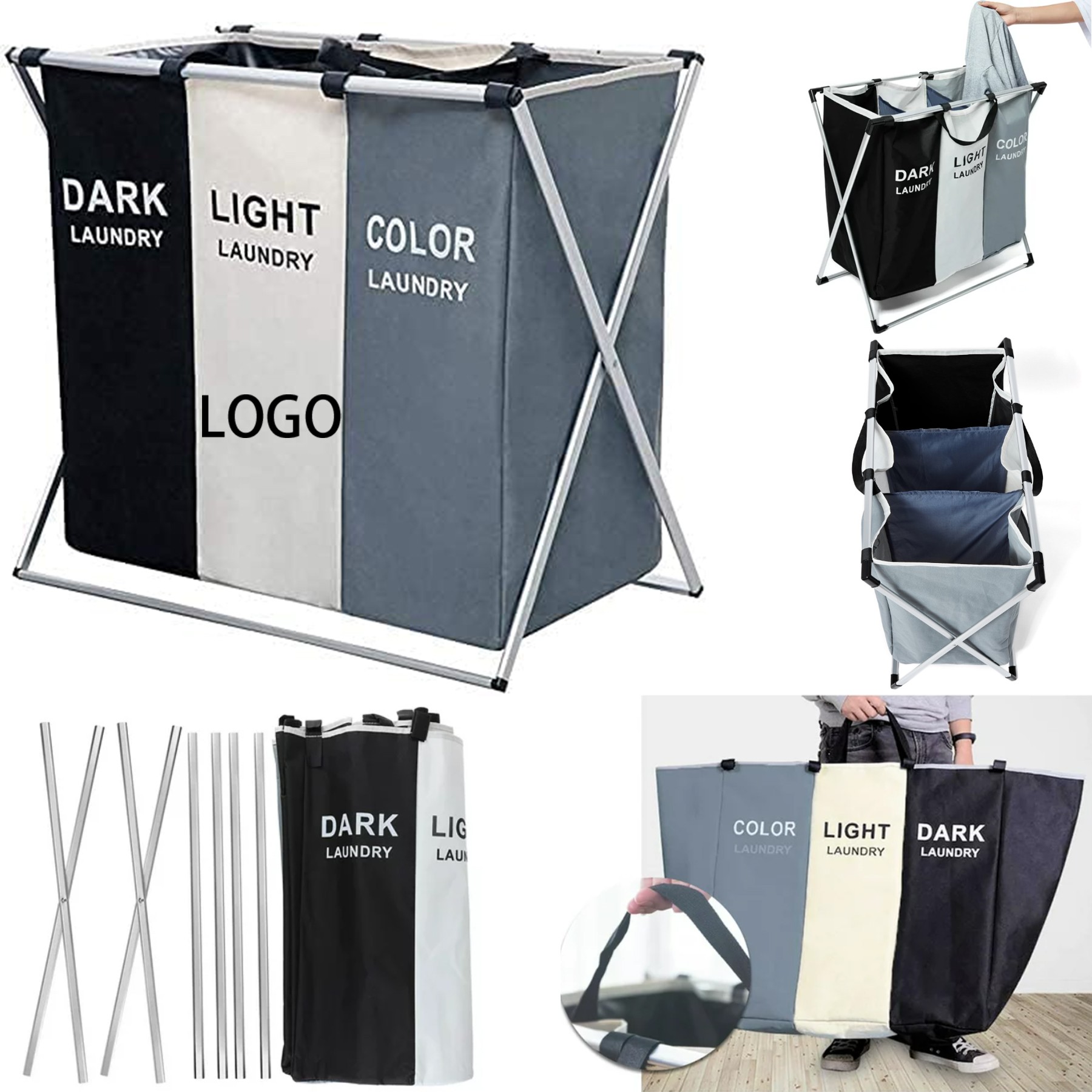 Foldable laundry basket 1