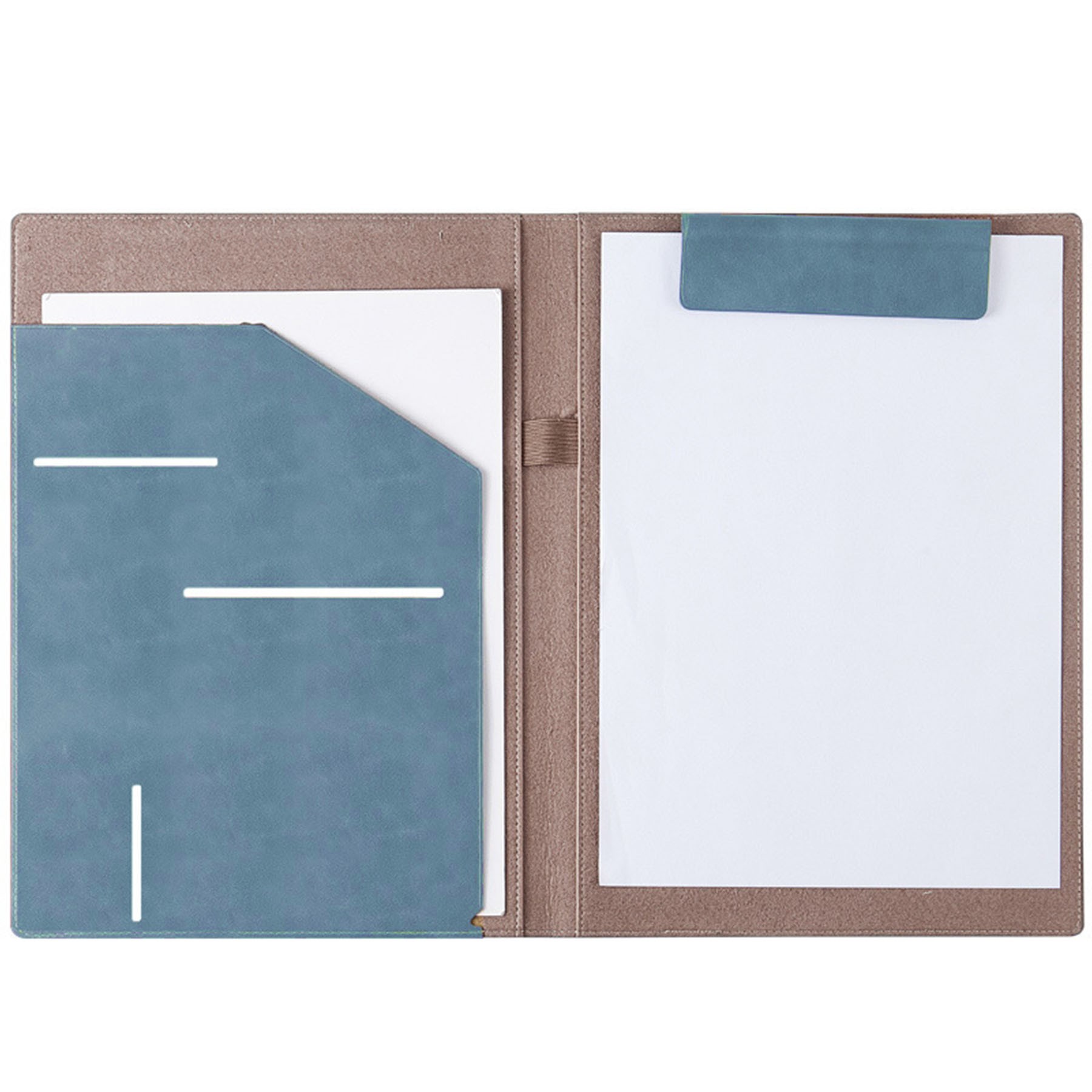 Multifunctional A4 Leather Portfolio Folder 4