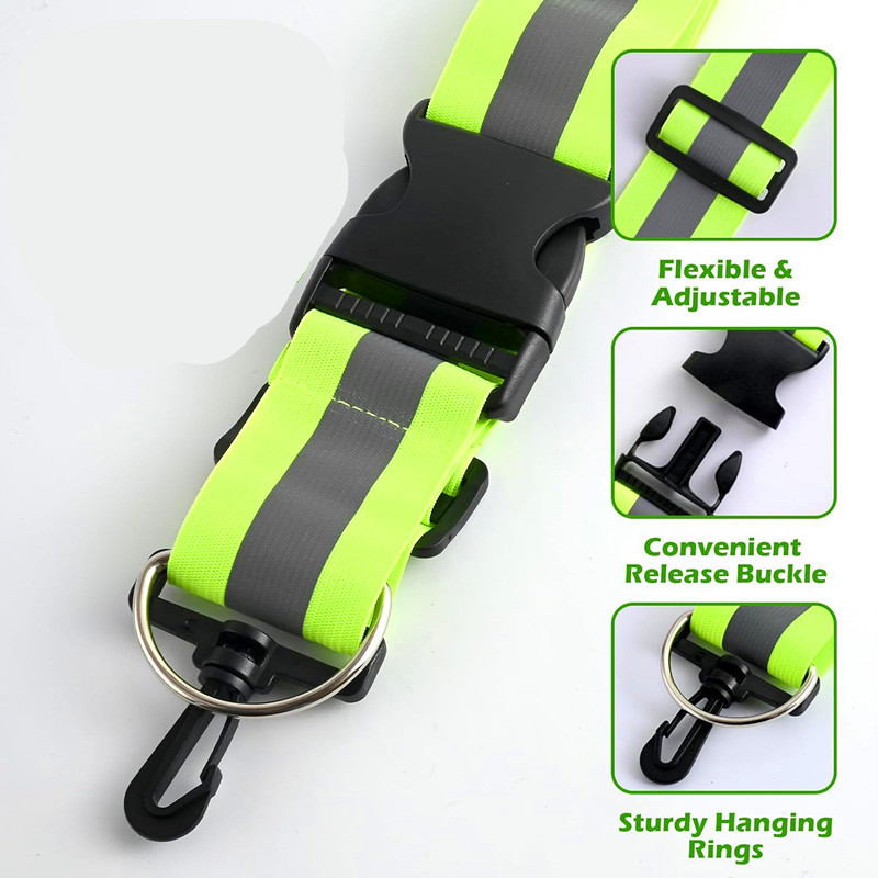 Reflective Safety Shoulder and Arm Straps Set 3