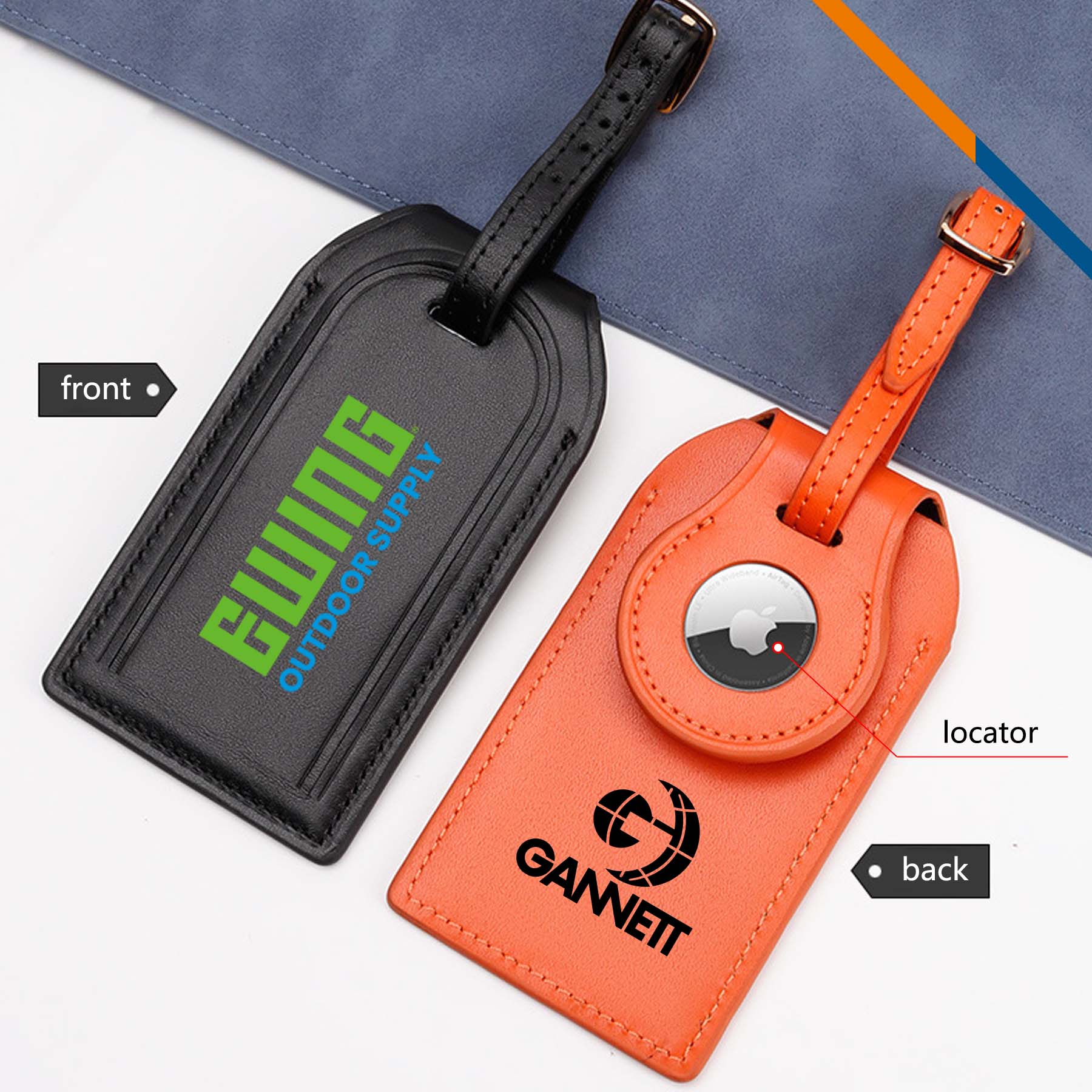 Findit Leather AirTag Cover Luggage Tag 10