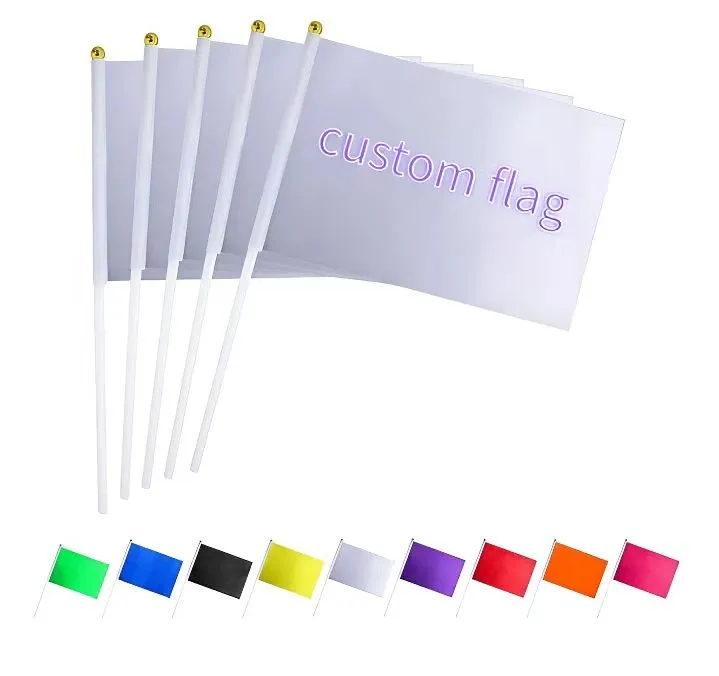 Hand Held Small Mini Flags 6
