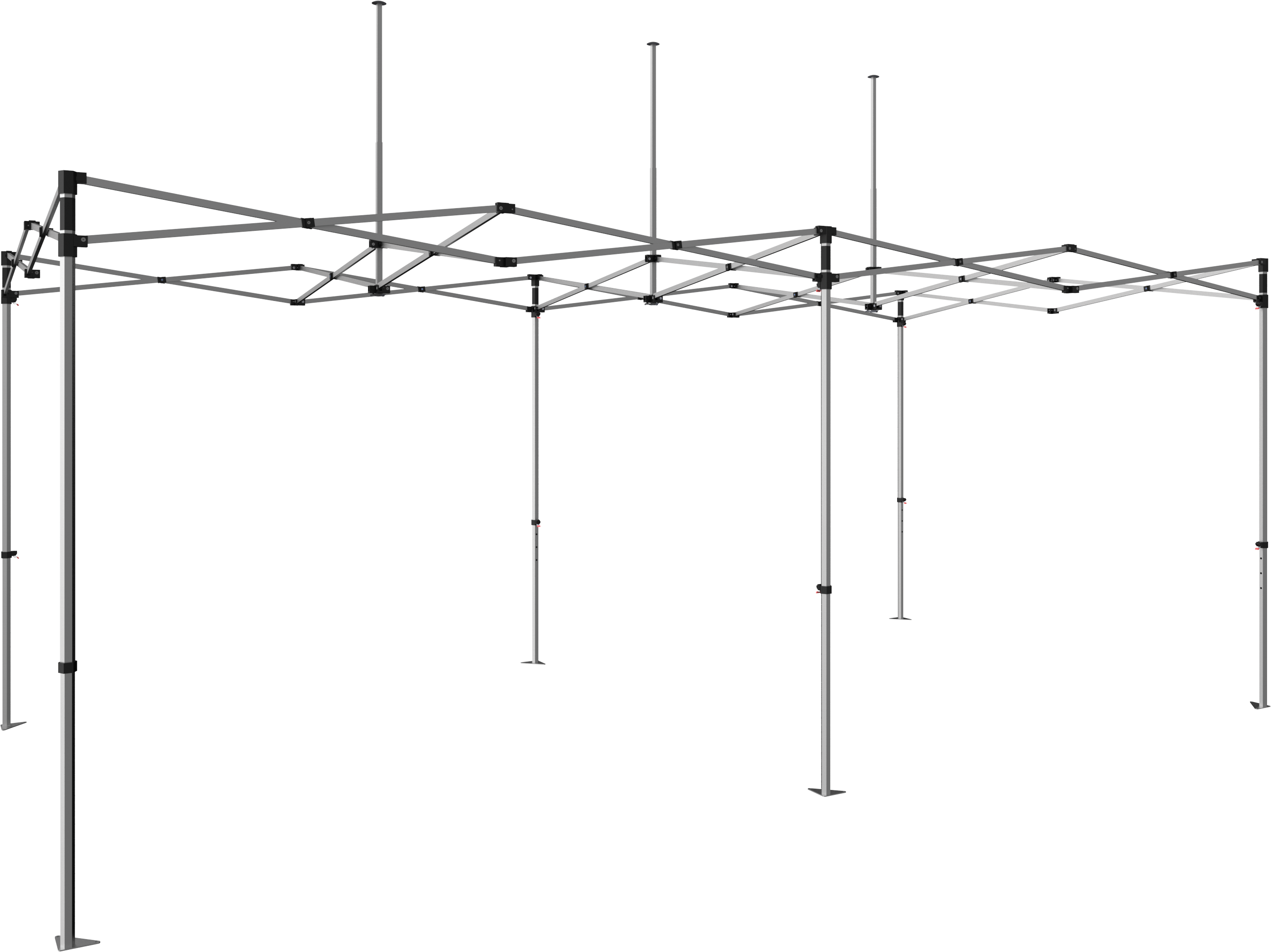 20' Zoom Aluminum Popup Tent (Hardware Only)