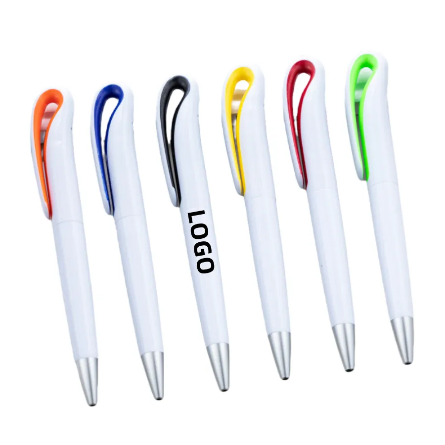 Swan Neck Shape Plastic Ballpoint Pen 4